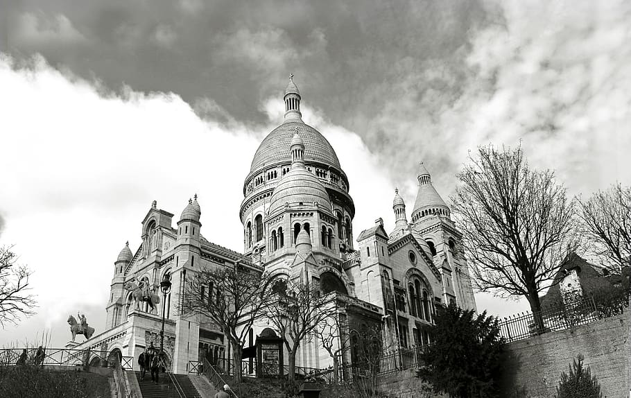 HD Wallpaper Greyscale Photography Of Dome Building Ancient