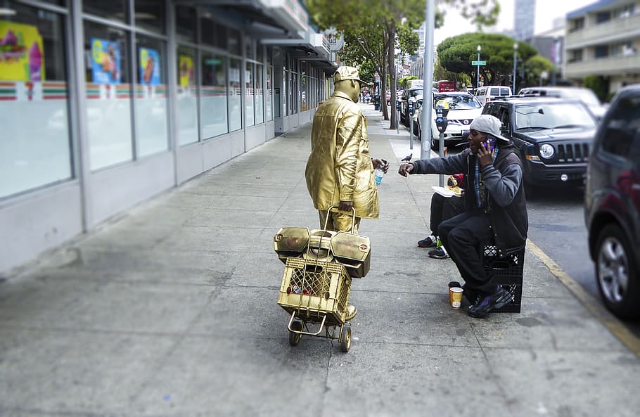 HD Wallpaper San Francisco United States Street Performer Living