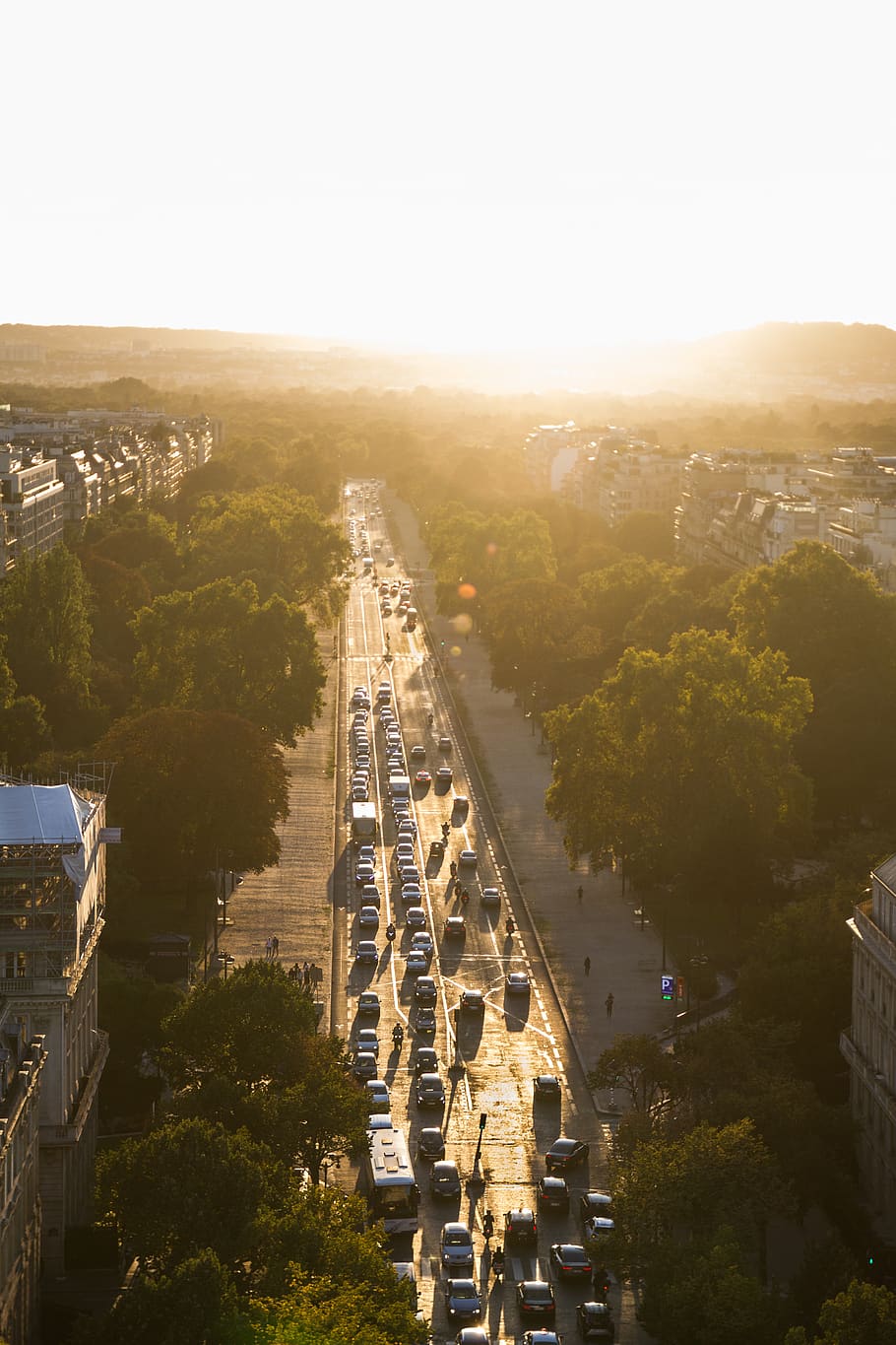 HD Wallpaper Paris France L Arc De Triomphe De L Etoile Evening