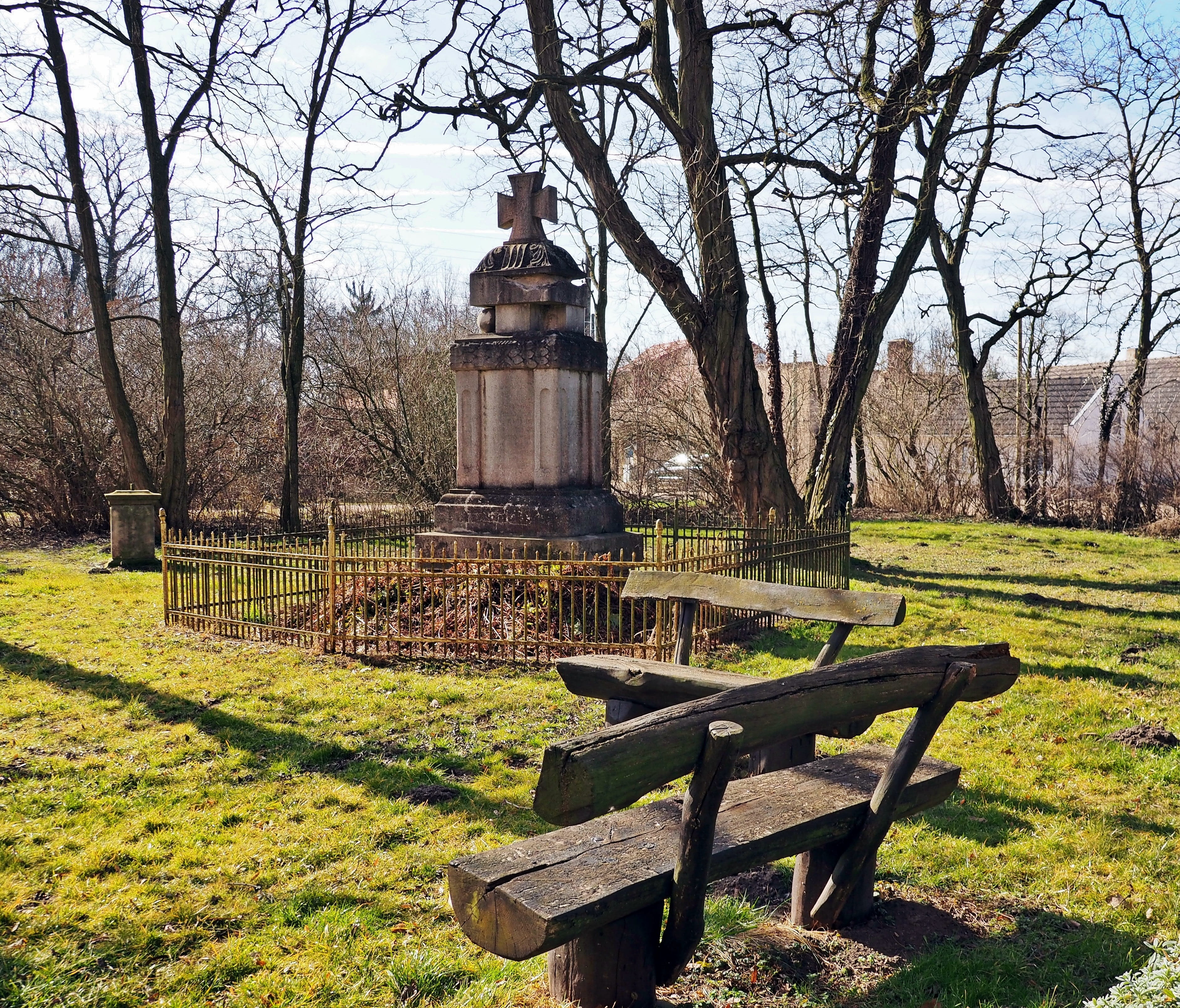 old, cemetery, architecture, engineering, plant, tree, bare tree