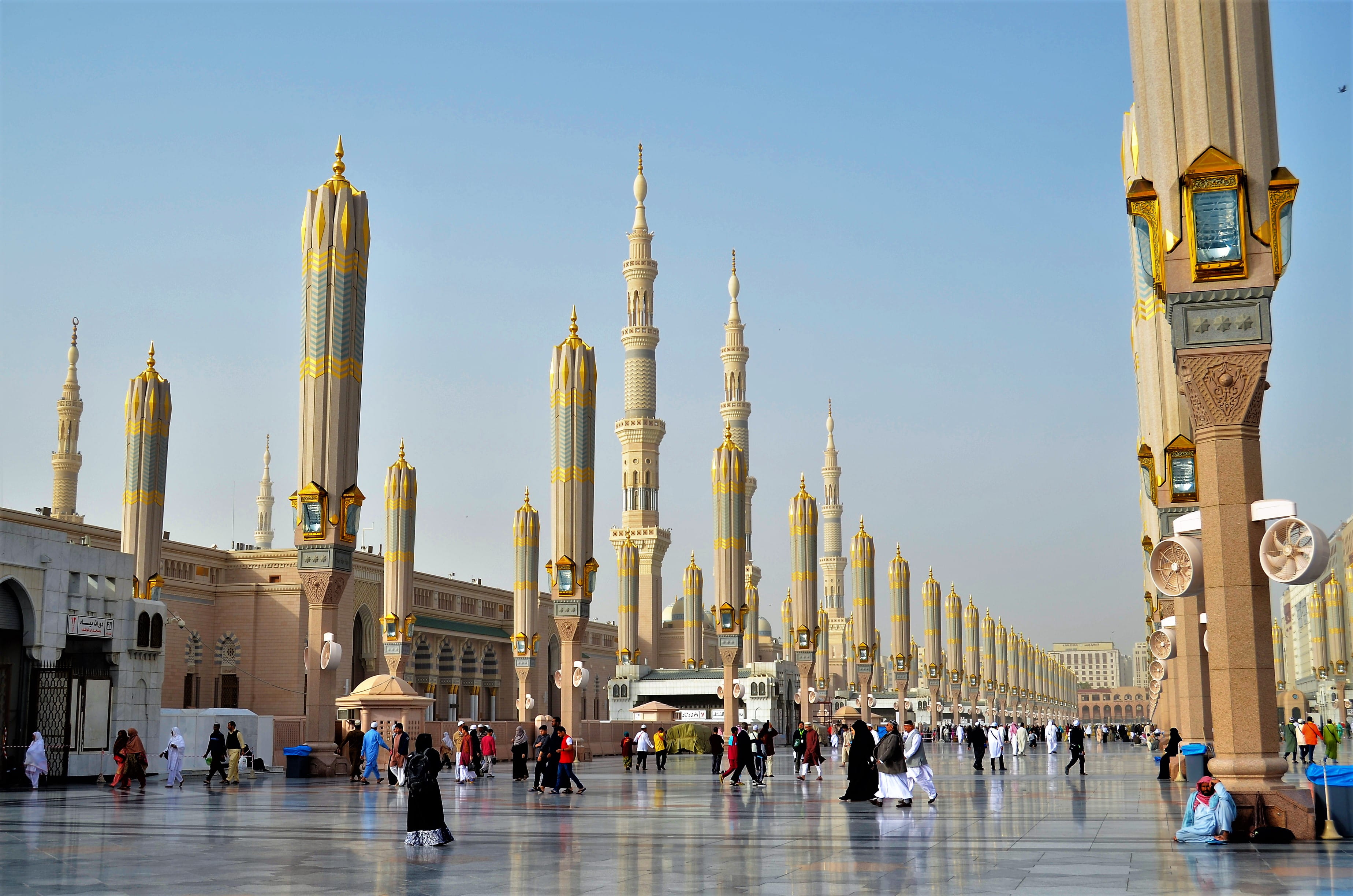 saudi arabia, medina, al masjid an nabawi, islam, muslim, adzan