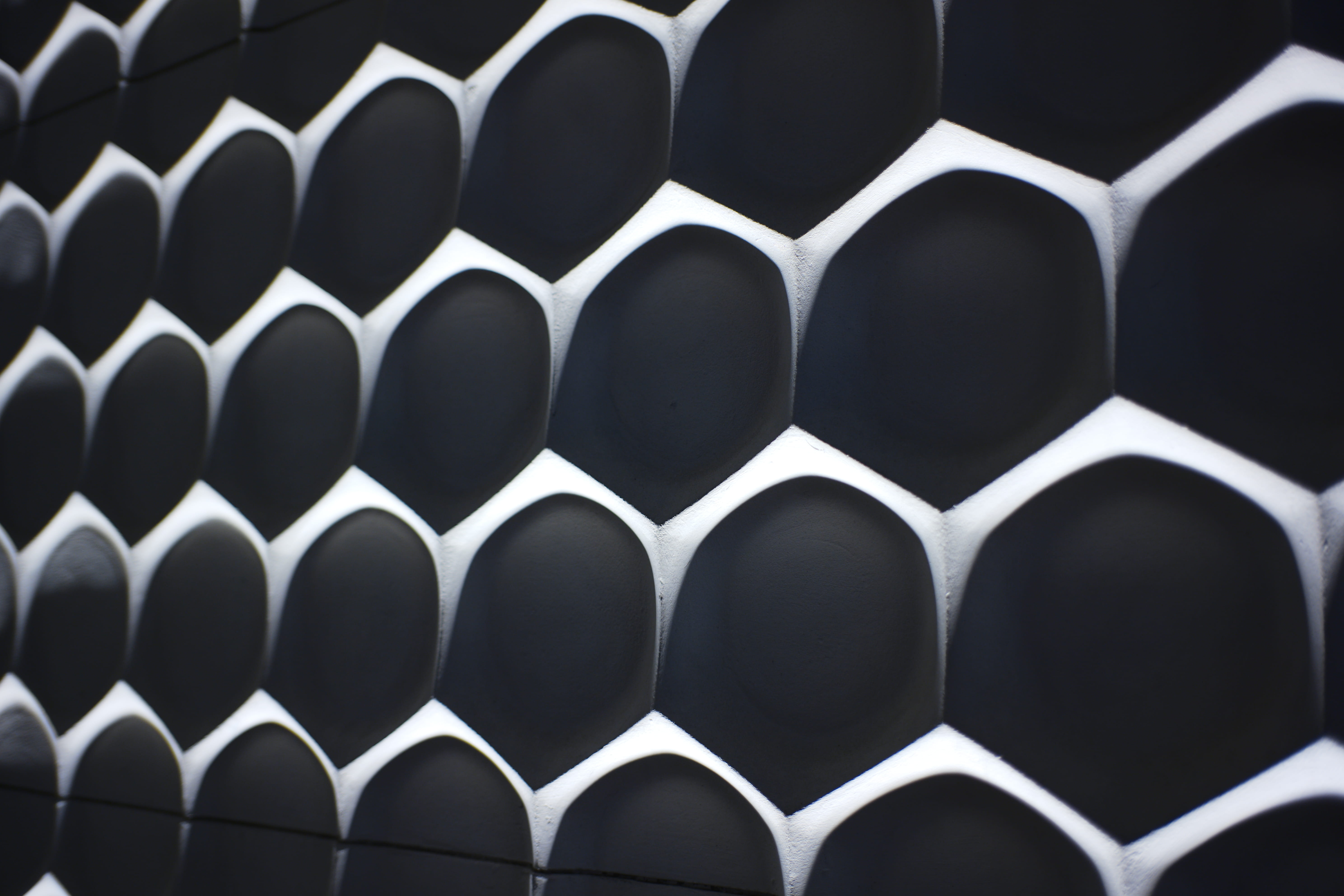 concrete, light, pattern, honeycomb, stone, wall, gray, dramatic