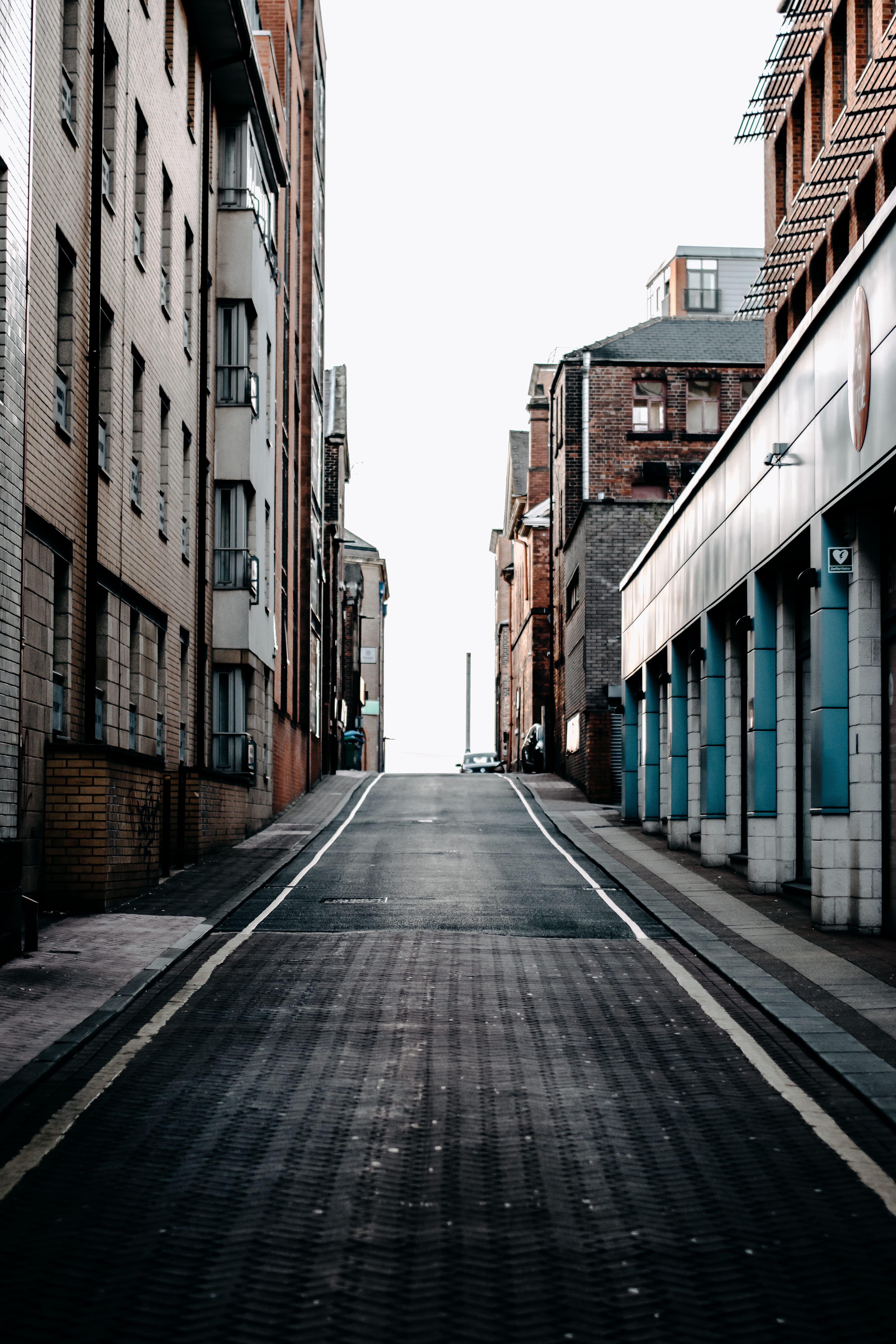 empty road during daytime, building exterior, architecture, built structure