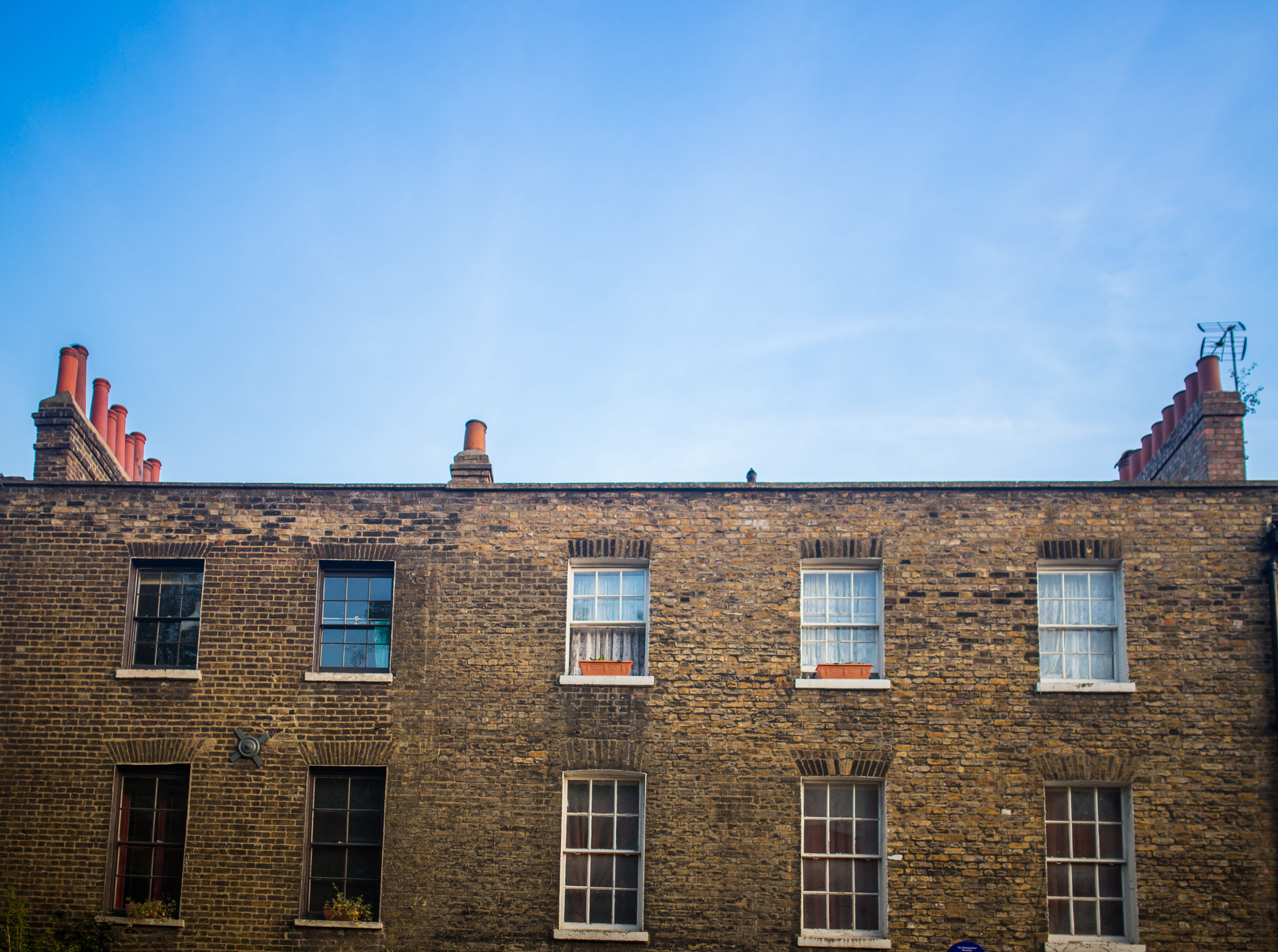 old, building, bricks, chimney, architecture, windows, built structure