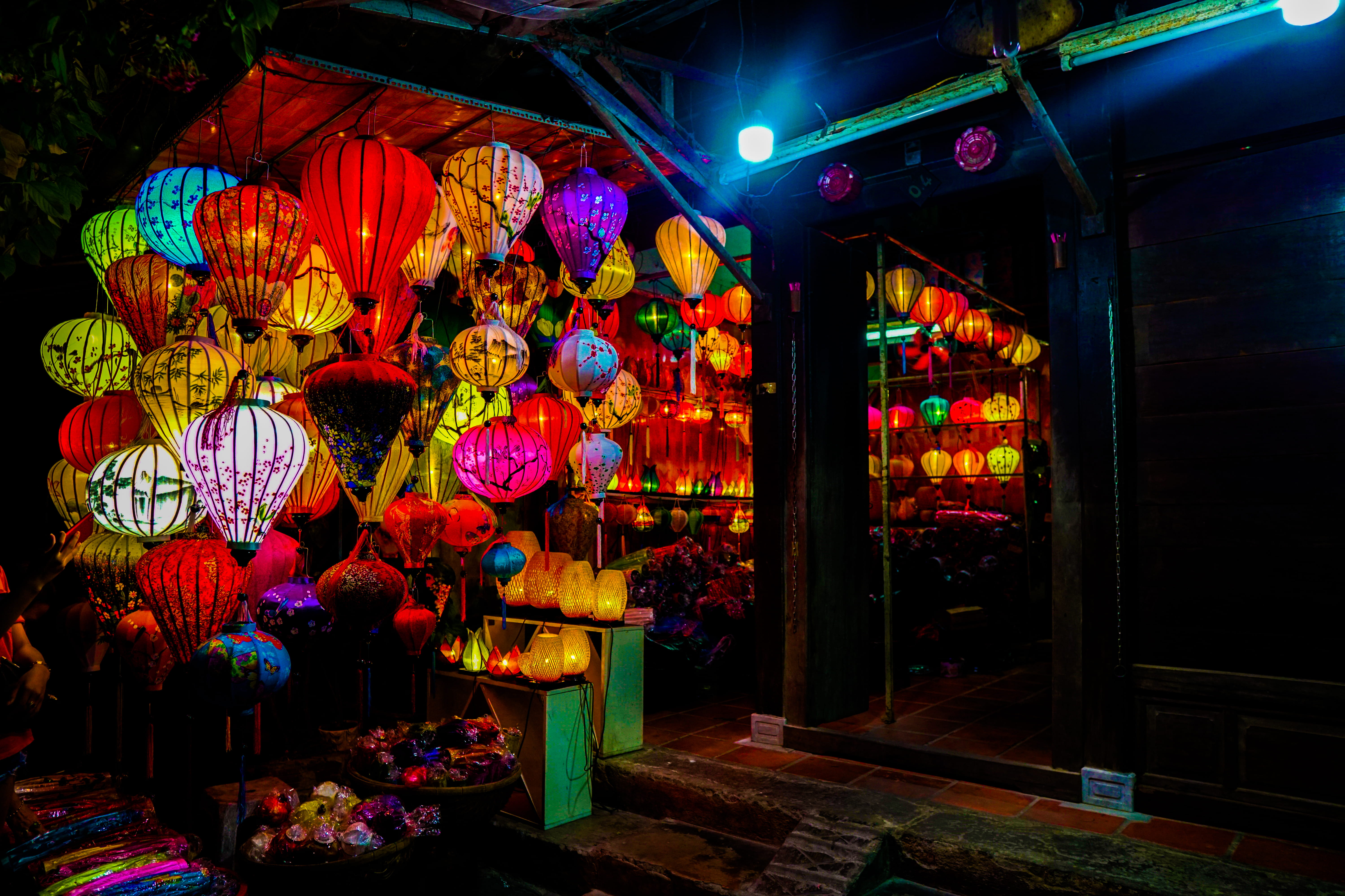 vietnam, hội an, street, hoian, sony, illuminated, multi colored