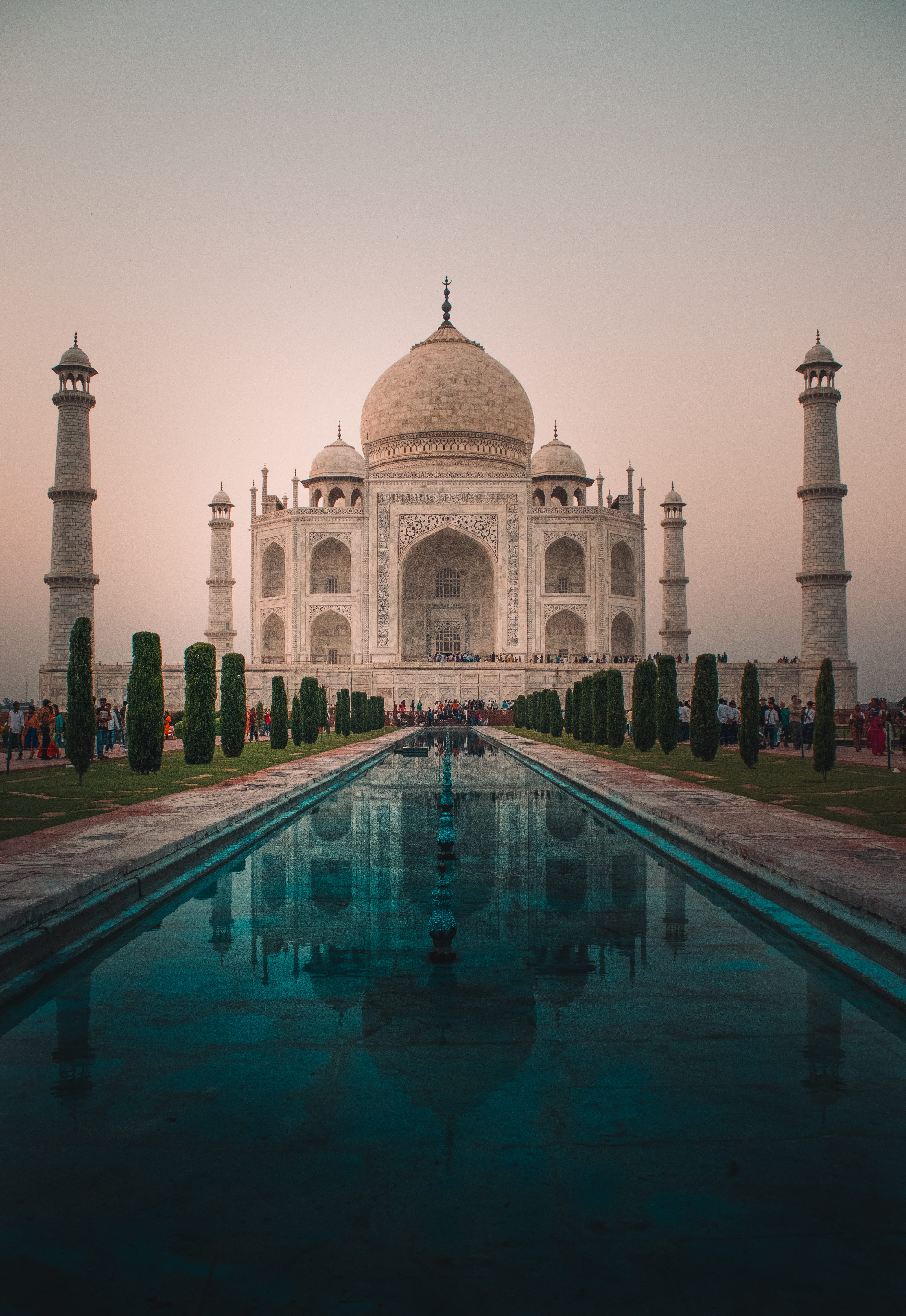 Taj Mahal, India, travel destinations, architecture, water, reflection