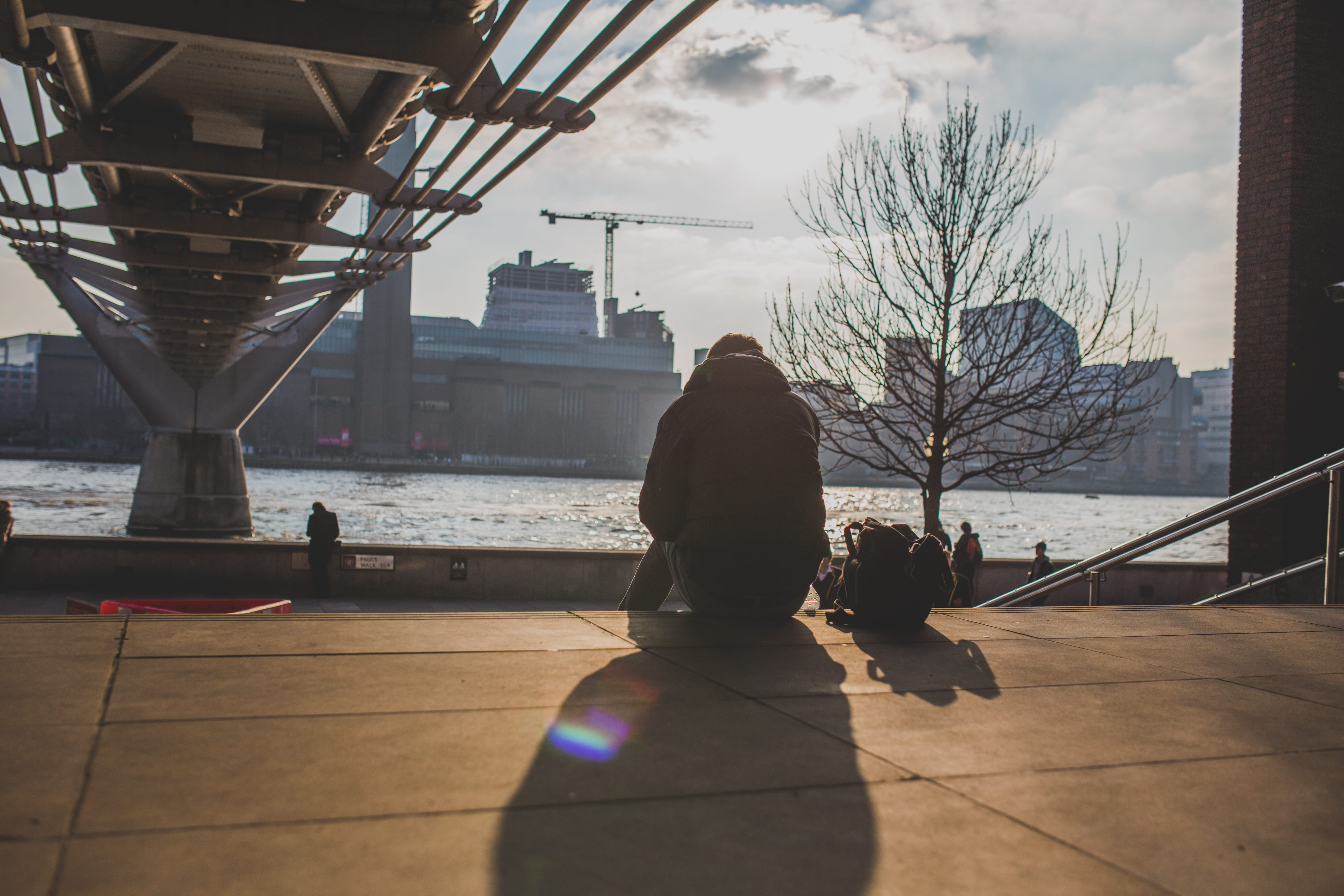 under, bridge, people, engineering, architecture, real people