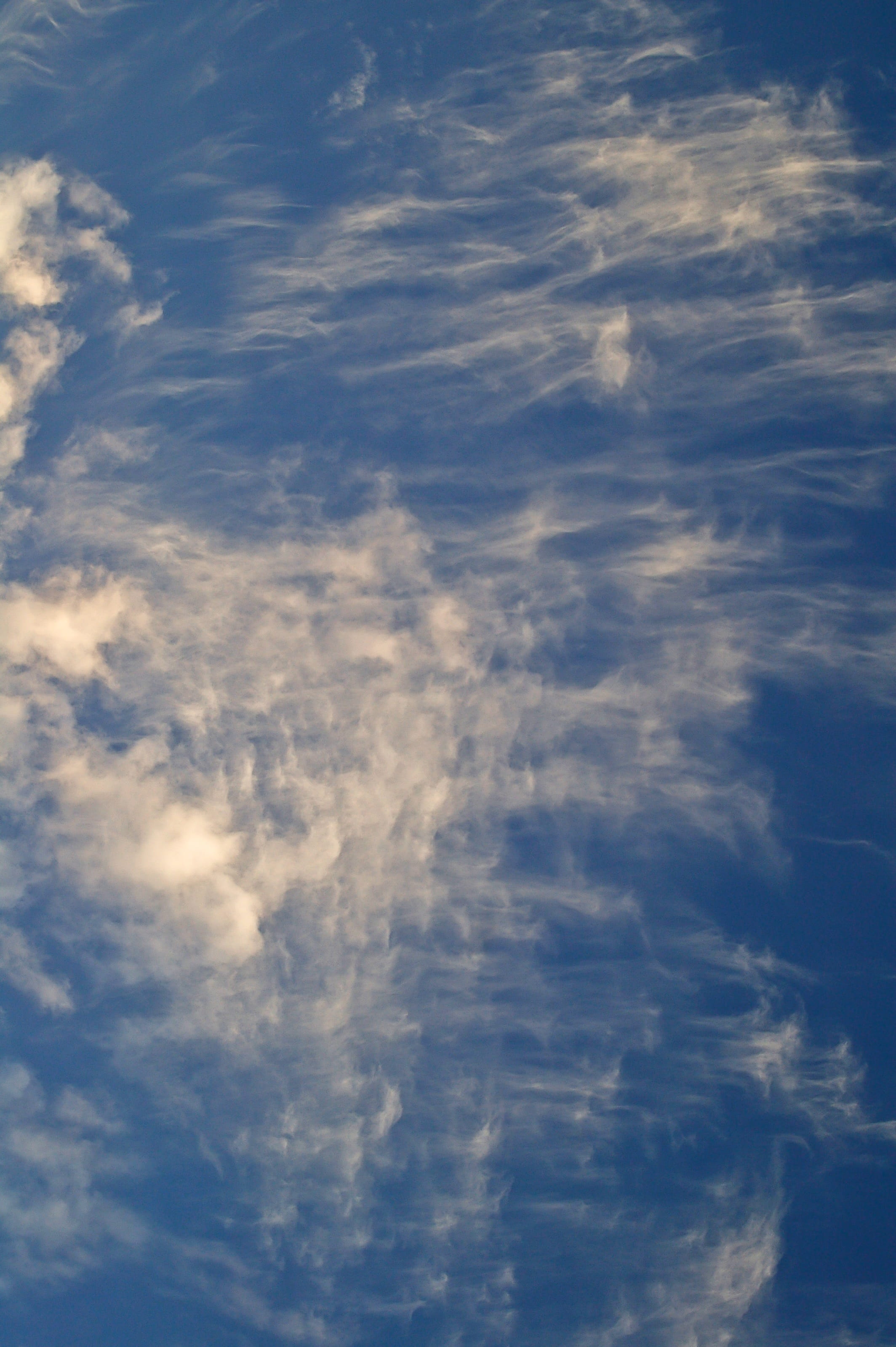 clouds, white, blue, cloudscape, delicate, pattern, sky, background