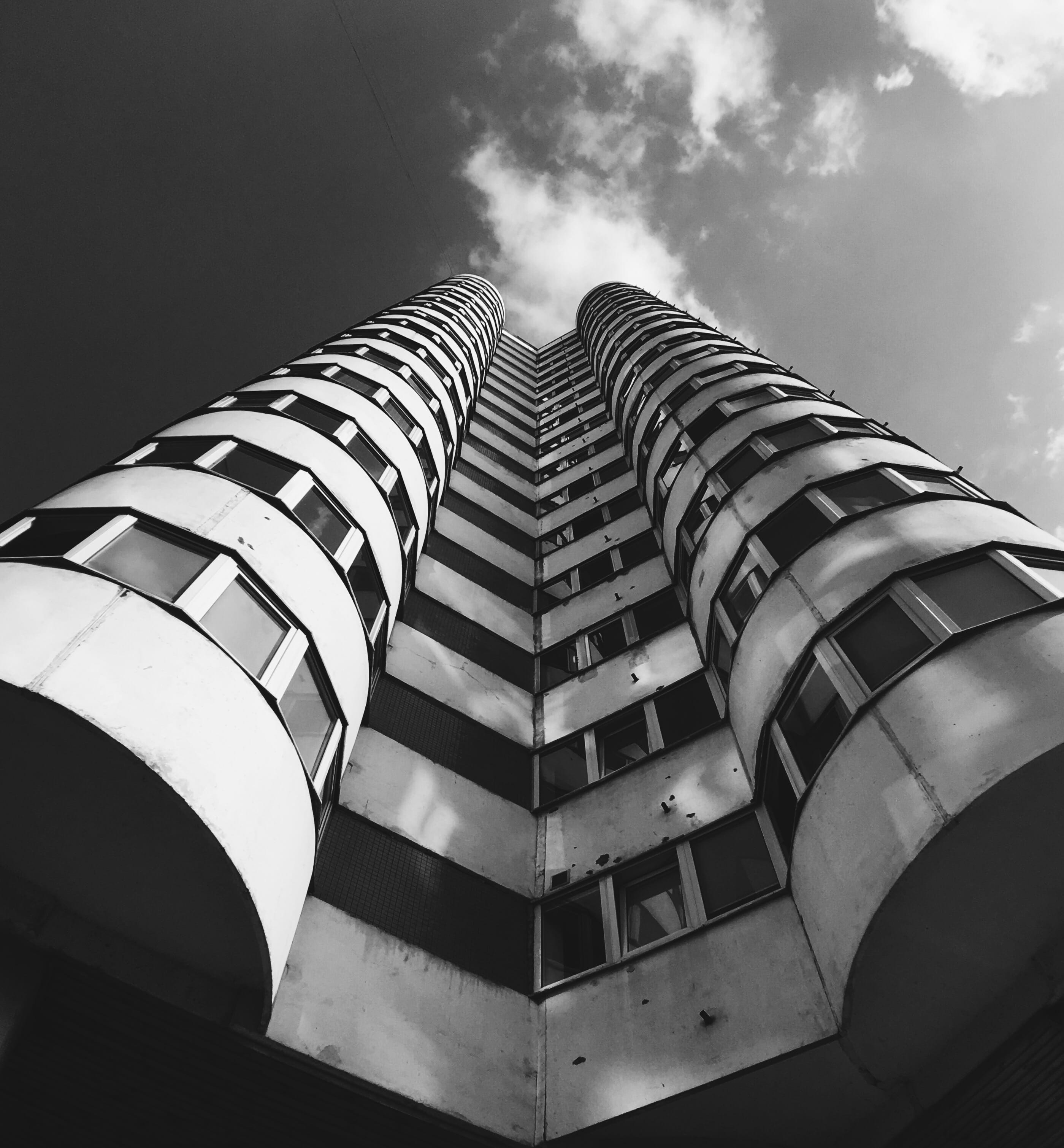 architecture, sky, building, belarus, geometry, minimalism