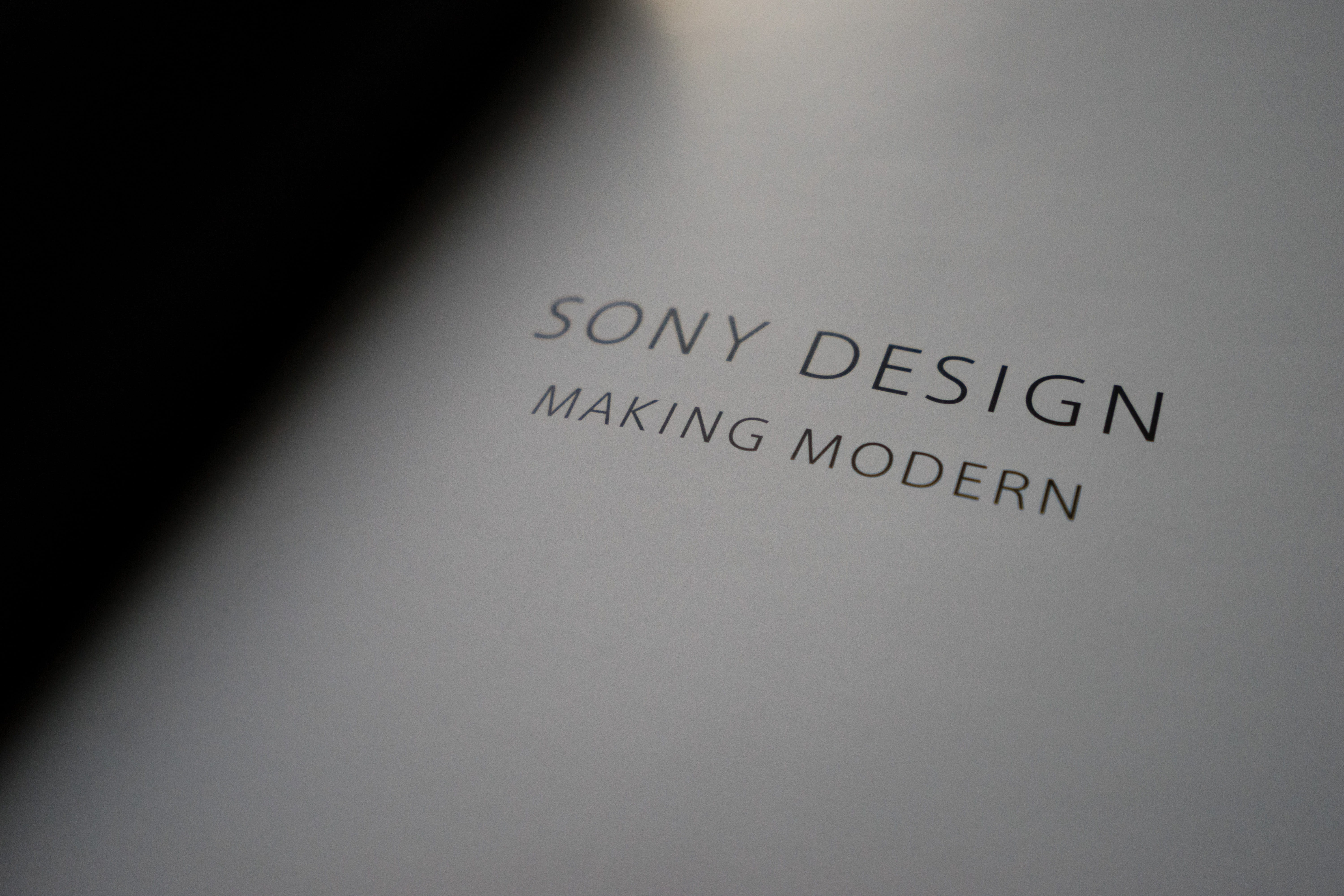 sony, text, western script, communication, indoors, no people