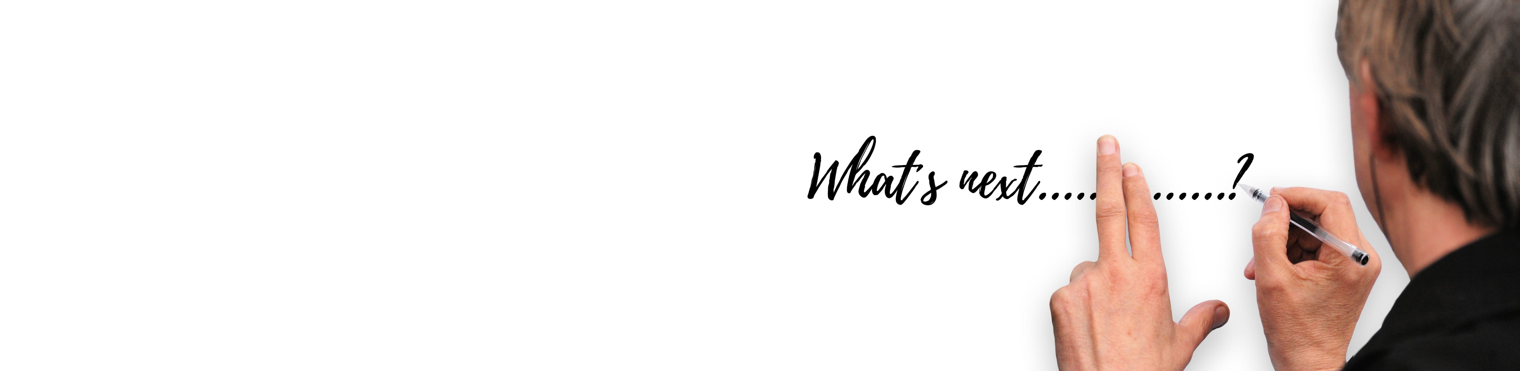 banner, header, man, question, write, immediately, soon, equal