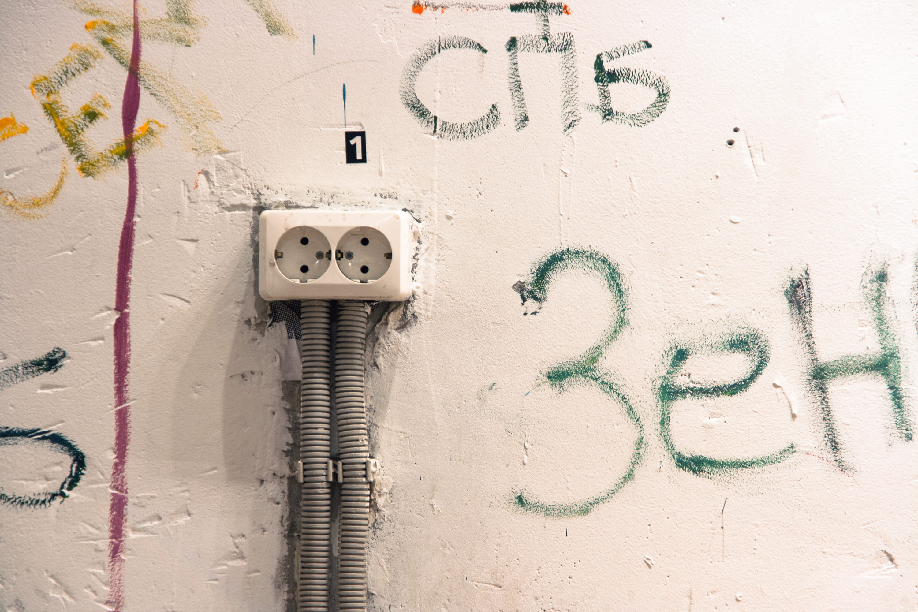 wall, outlet, socket, plug, paint, background, old, distressed