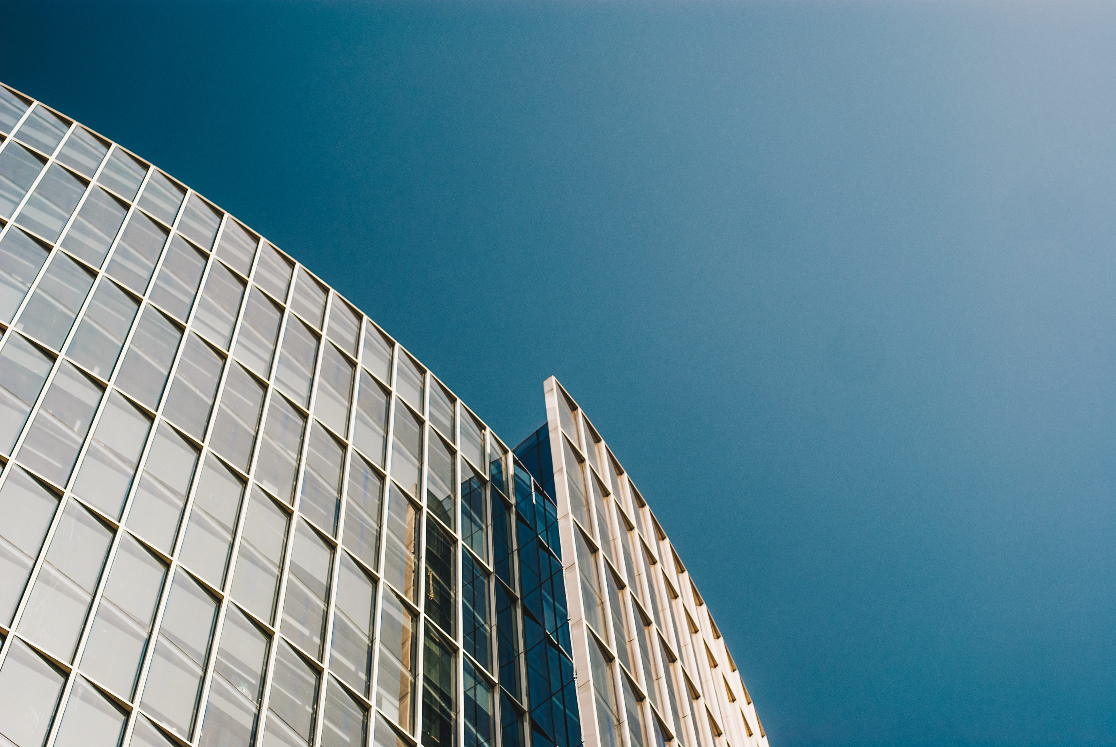 Blue Sky, architecture, built structure, building exterior, modern
