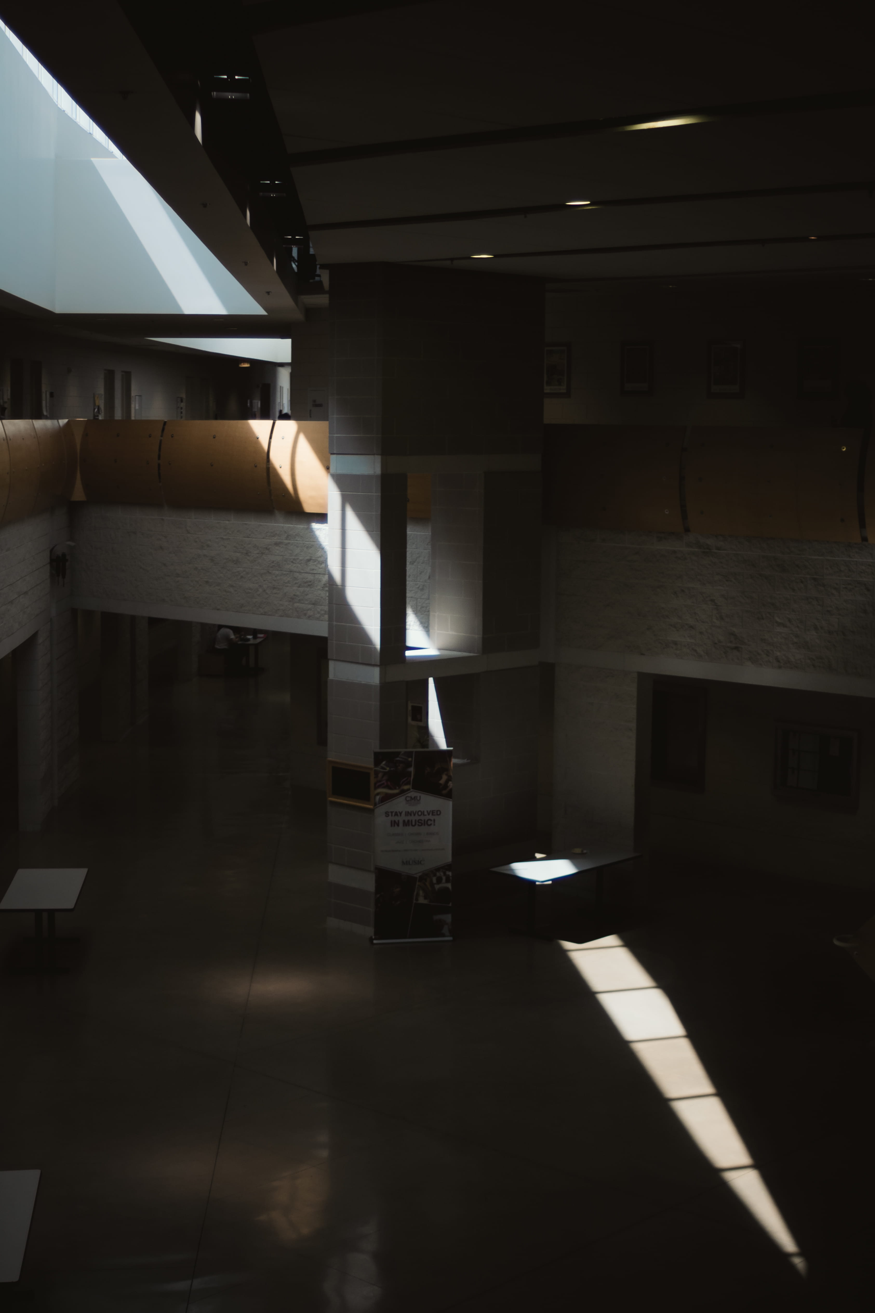 no lights inside the building, architecture, indoors, built structure