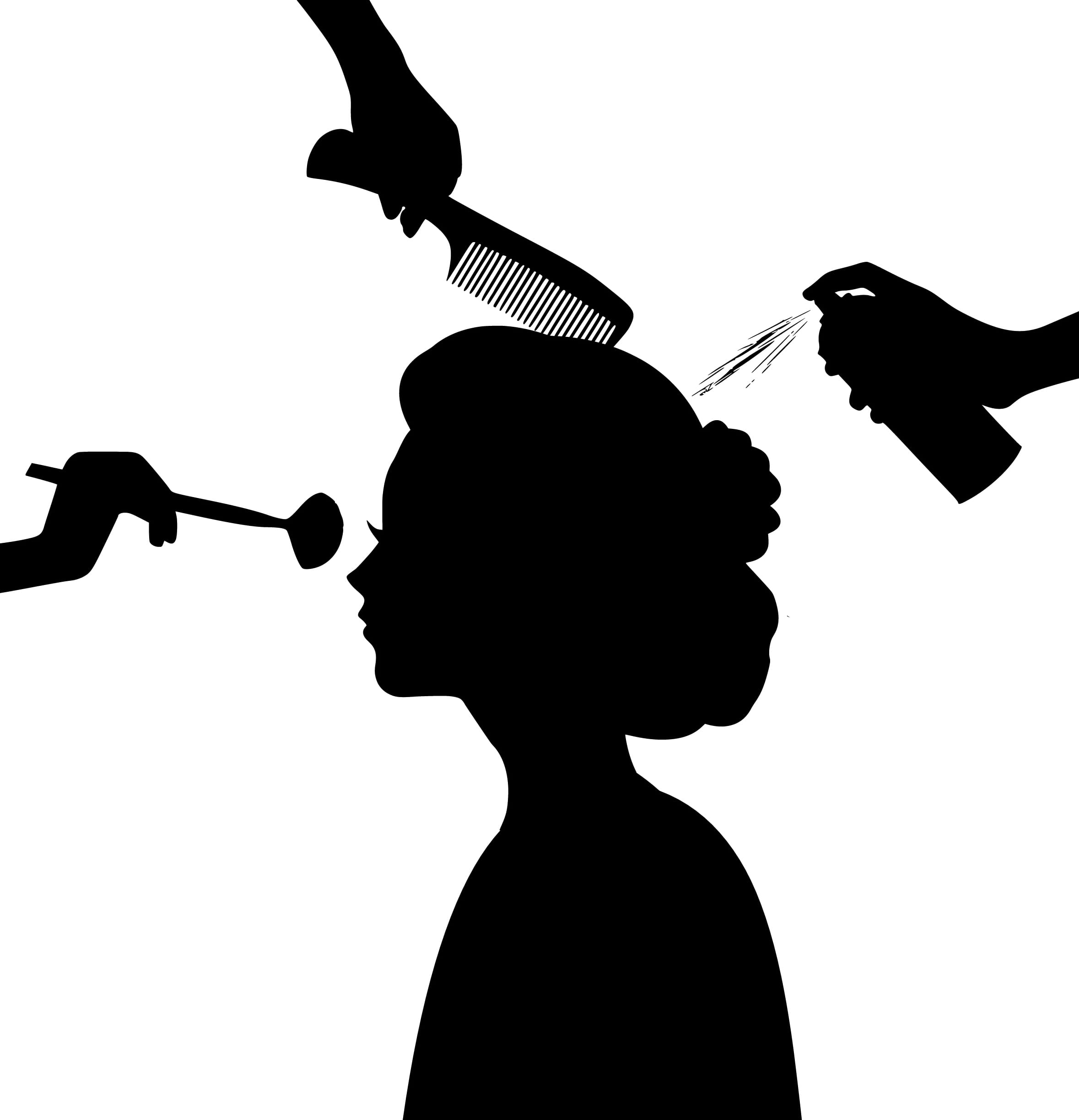 silhouette, beauty, salon, hairsalon, hairdressing, hairdresser