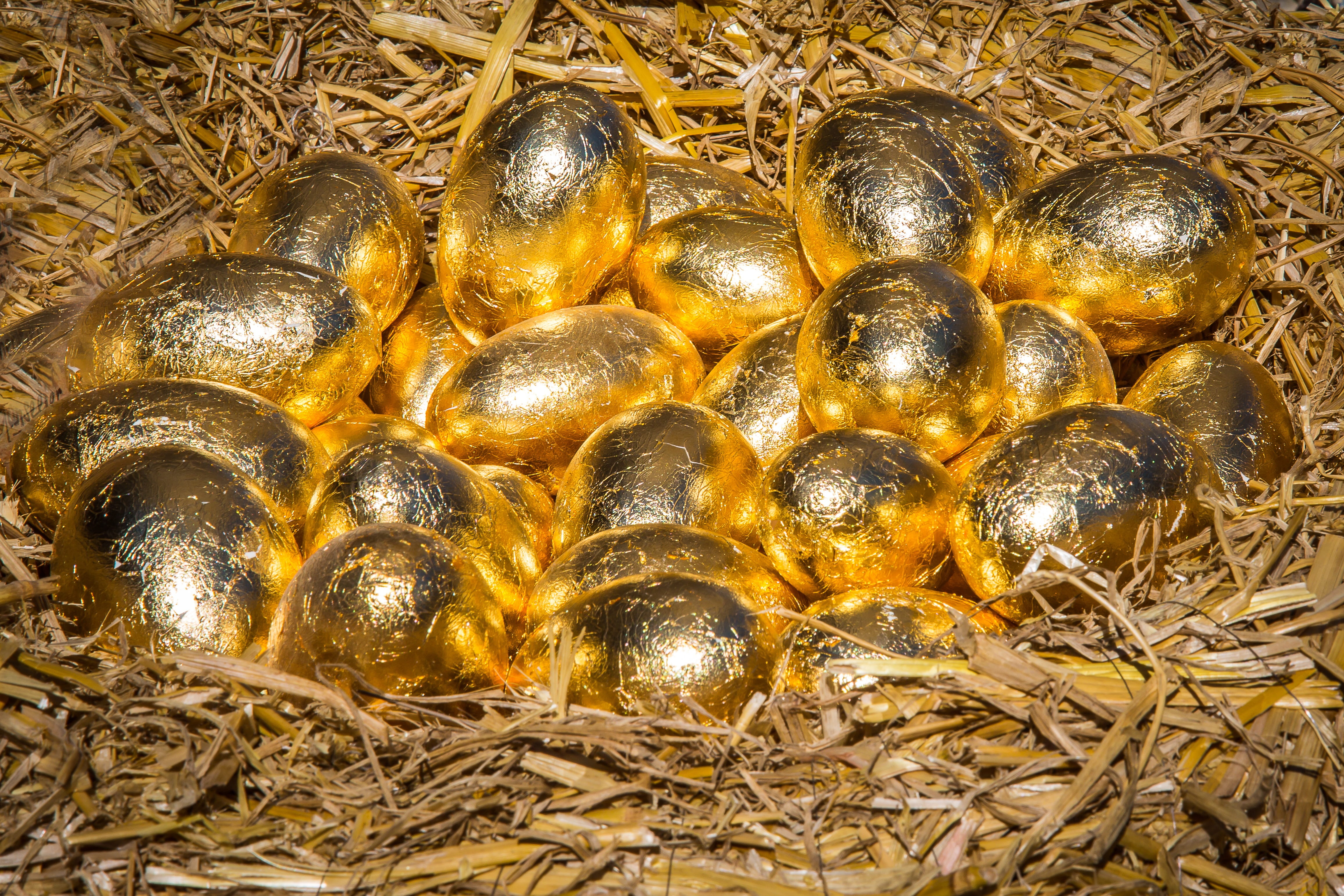 easter egg, easter eggs, easter nest, easter decorations, easter decoration gold