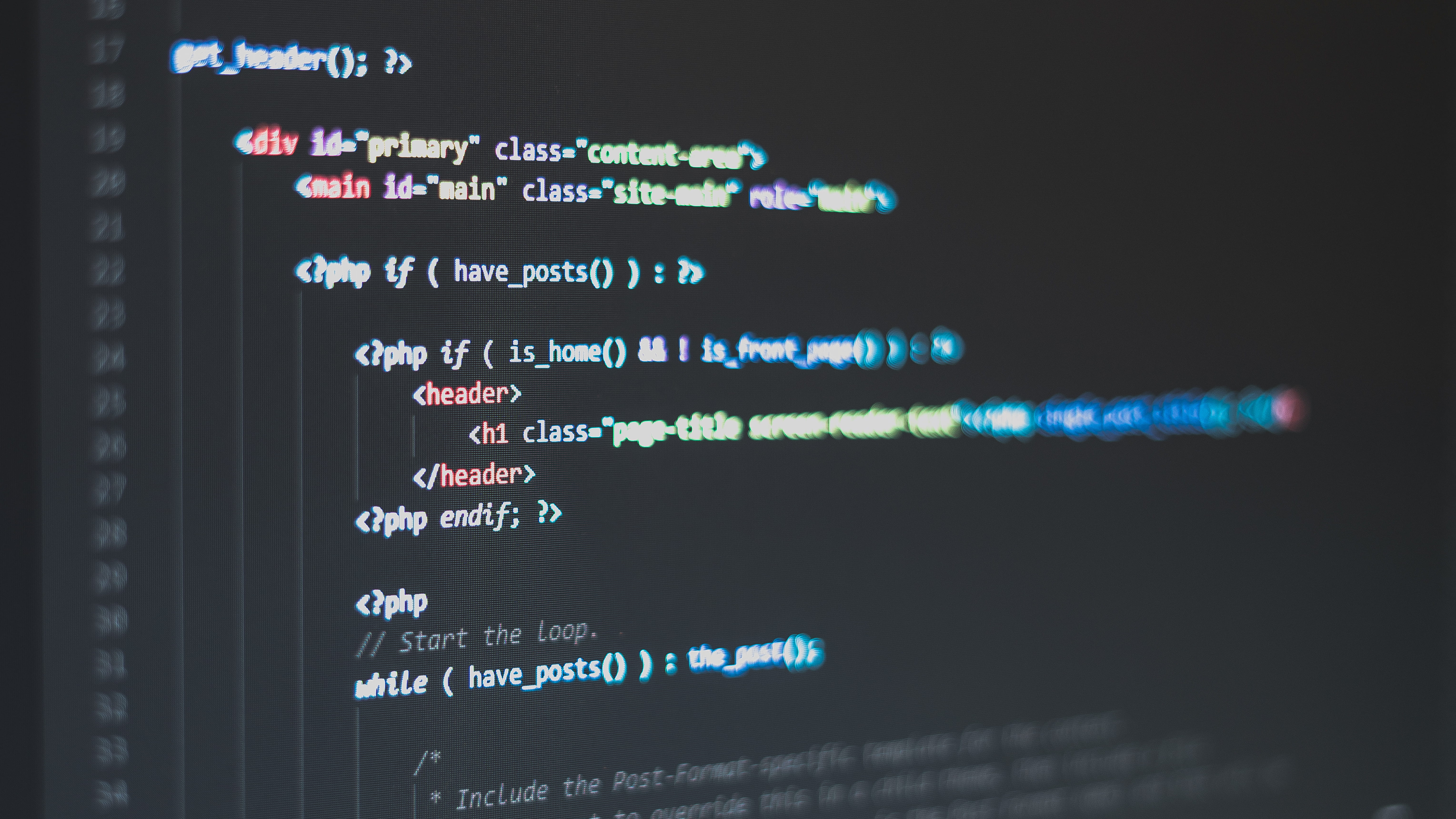 programming code, text, communication, western script, computer monitor
