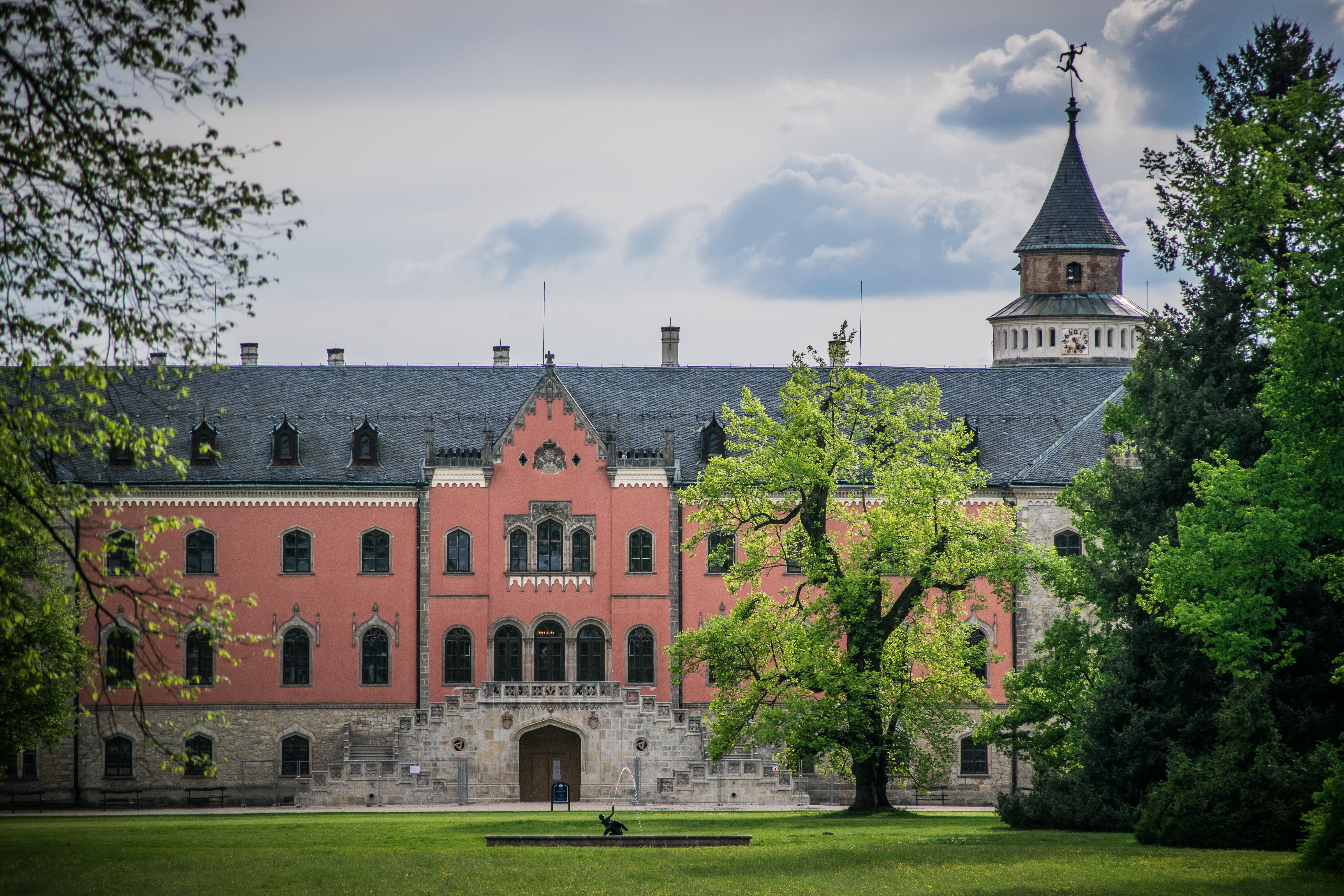 castle, monument, architecture, building, historical, built structure