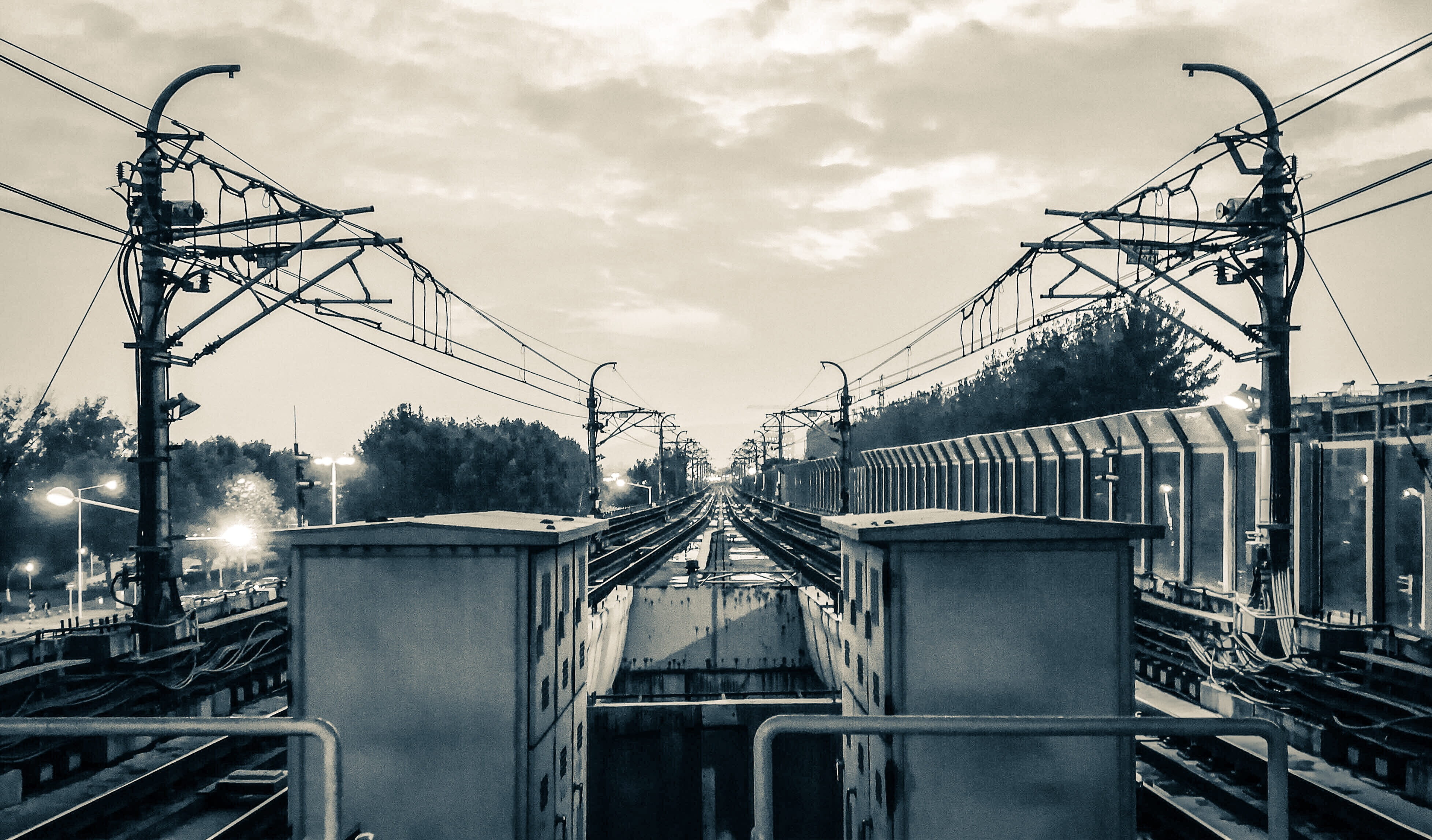 sky, architecture, built structure, cloud - sky, nature, metal