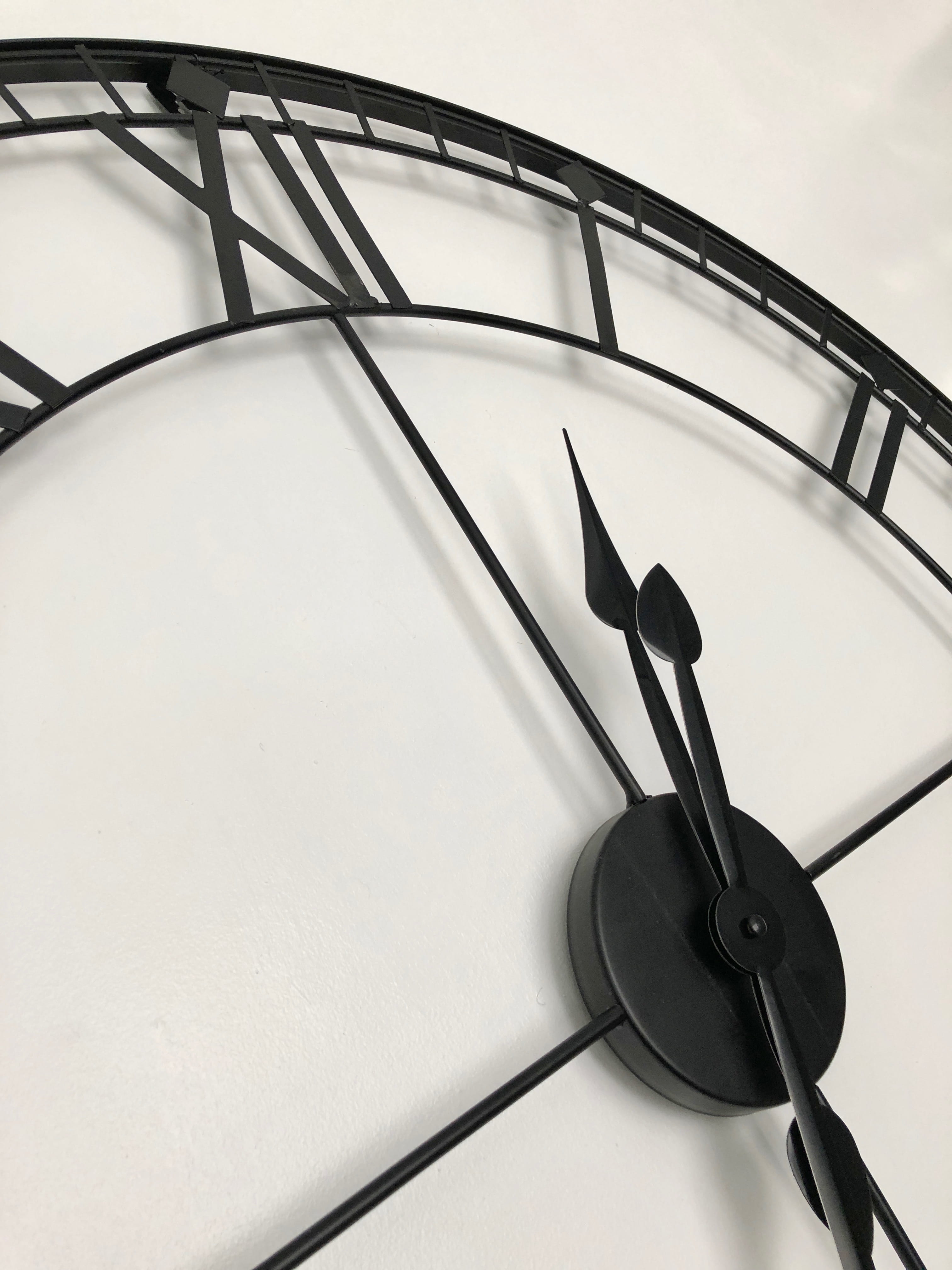 clock, time, hands, pointers, roman, numerals, closeup, low angle view