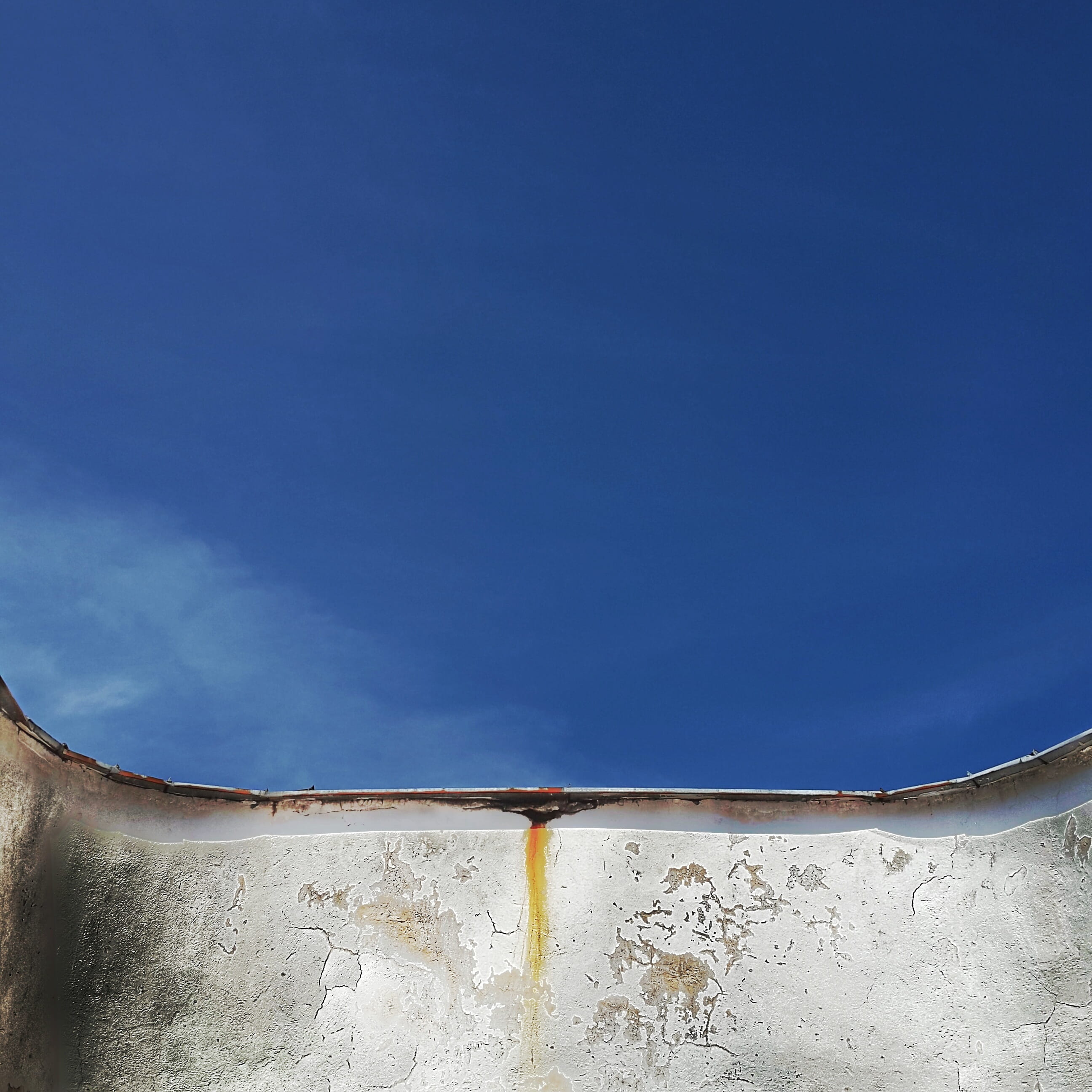 sky, blue, architecture, day, wall - building feature, no people