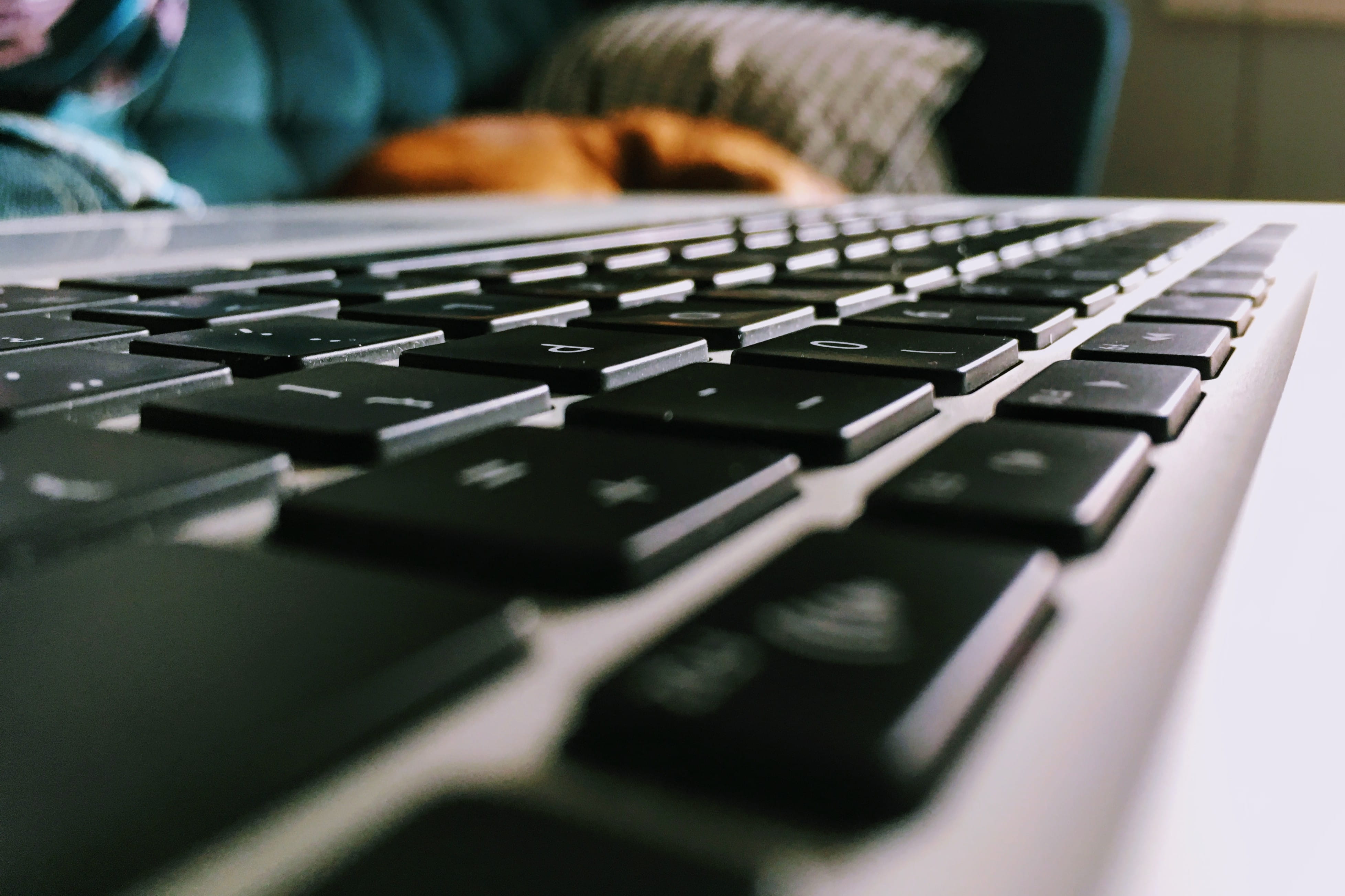 keyboard, mac, macro, macbook pro, laptop, computer, close up