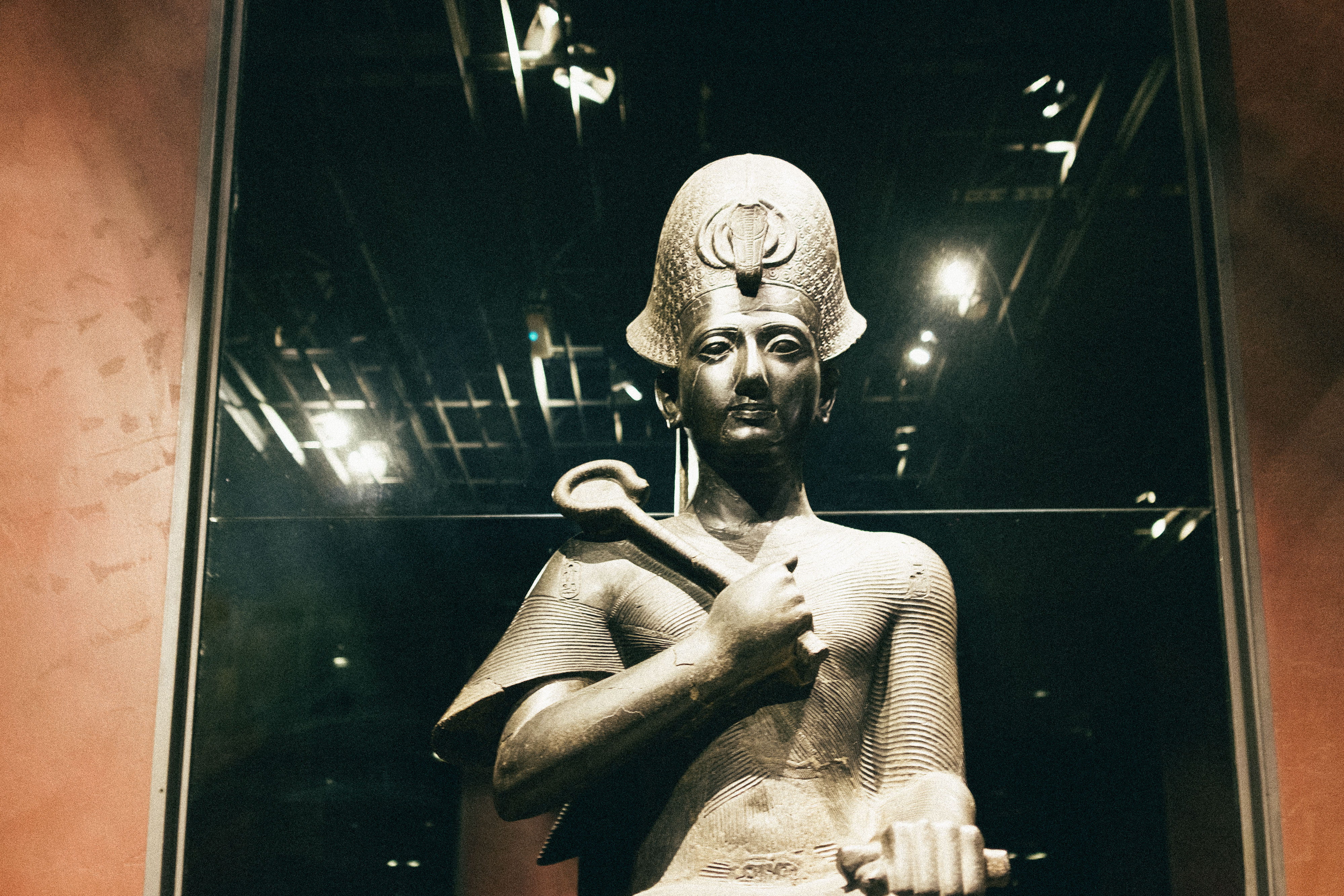 Egyptian statue, africa, ancient, architecture, art, art and Craft