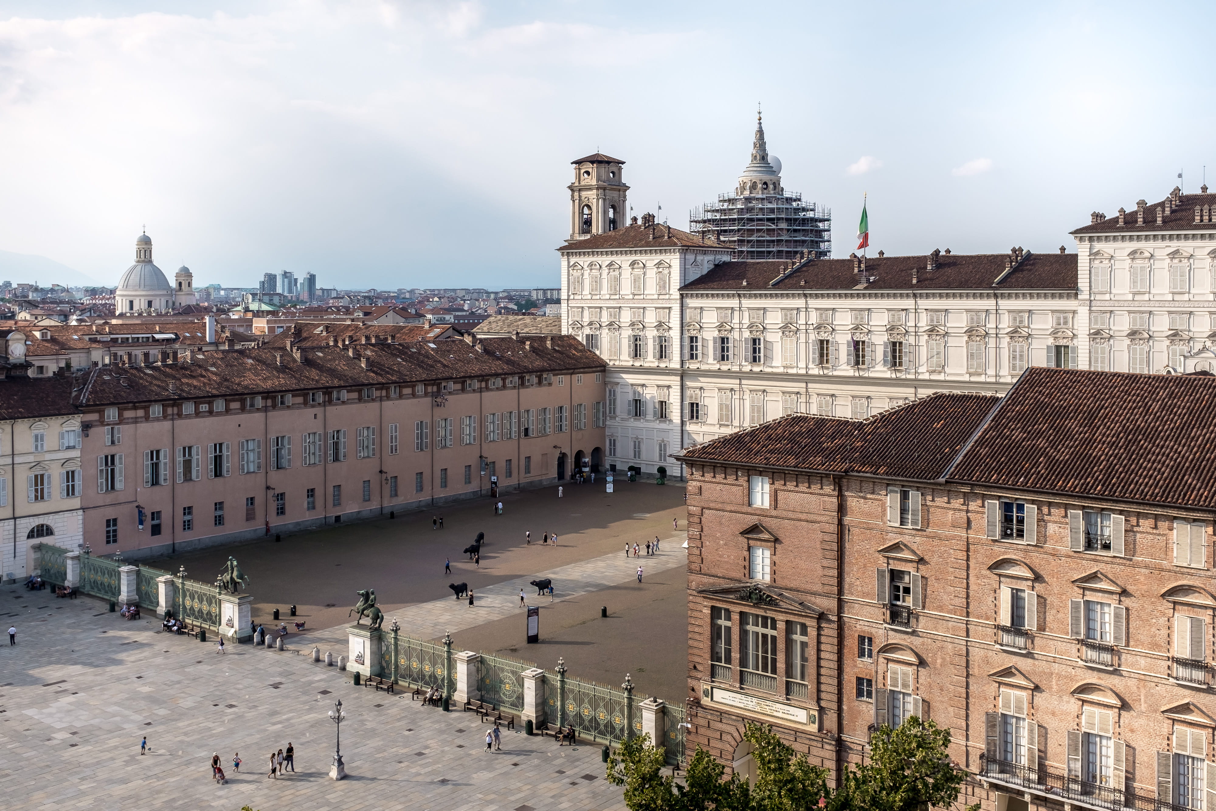 Palazzo Reale (The Royal Palace) in Turin Italy, ancient, architecture
