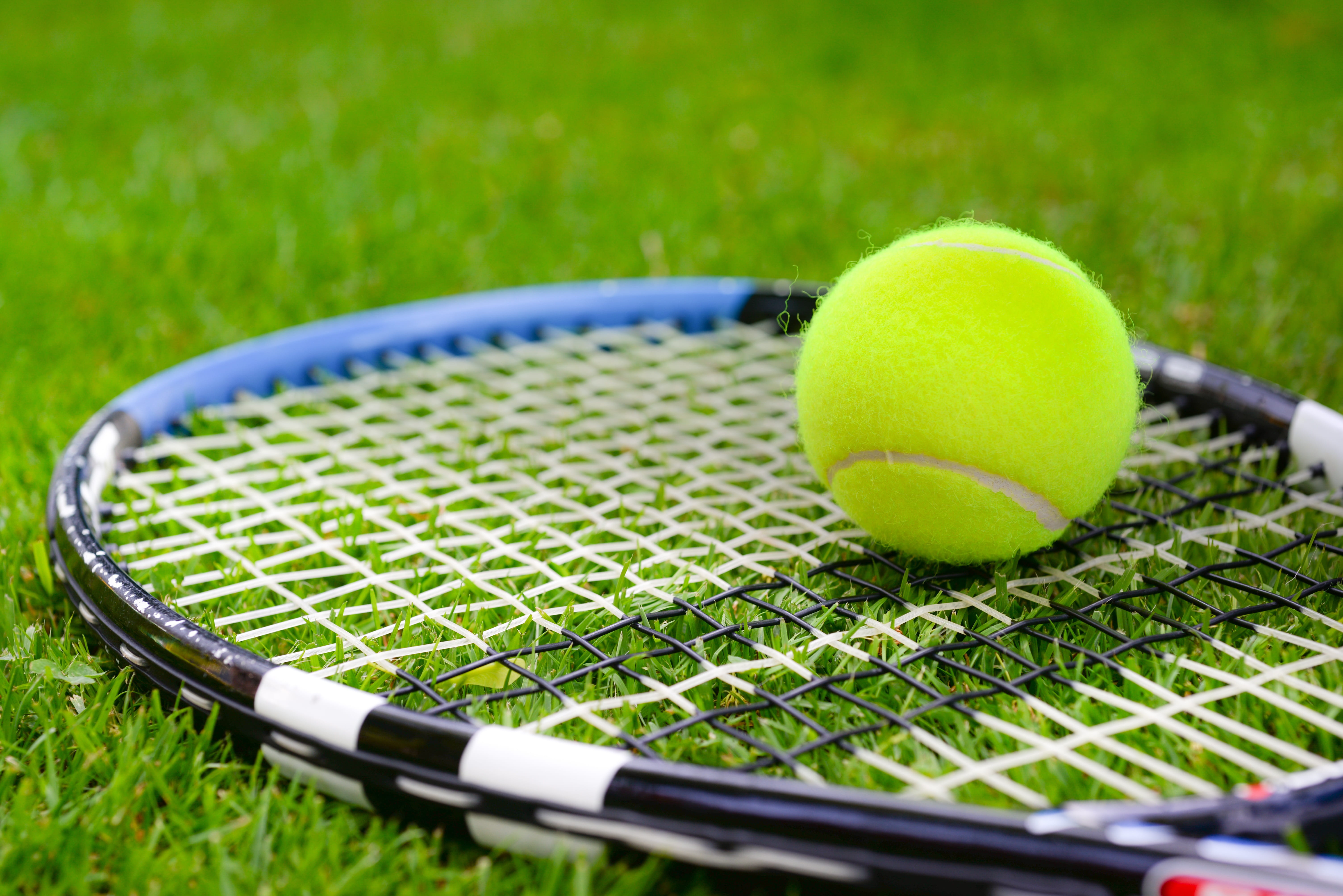 tennis, ball, racket, sports, game, competition, play, yellow