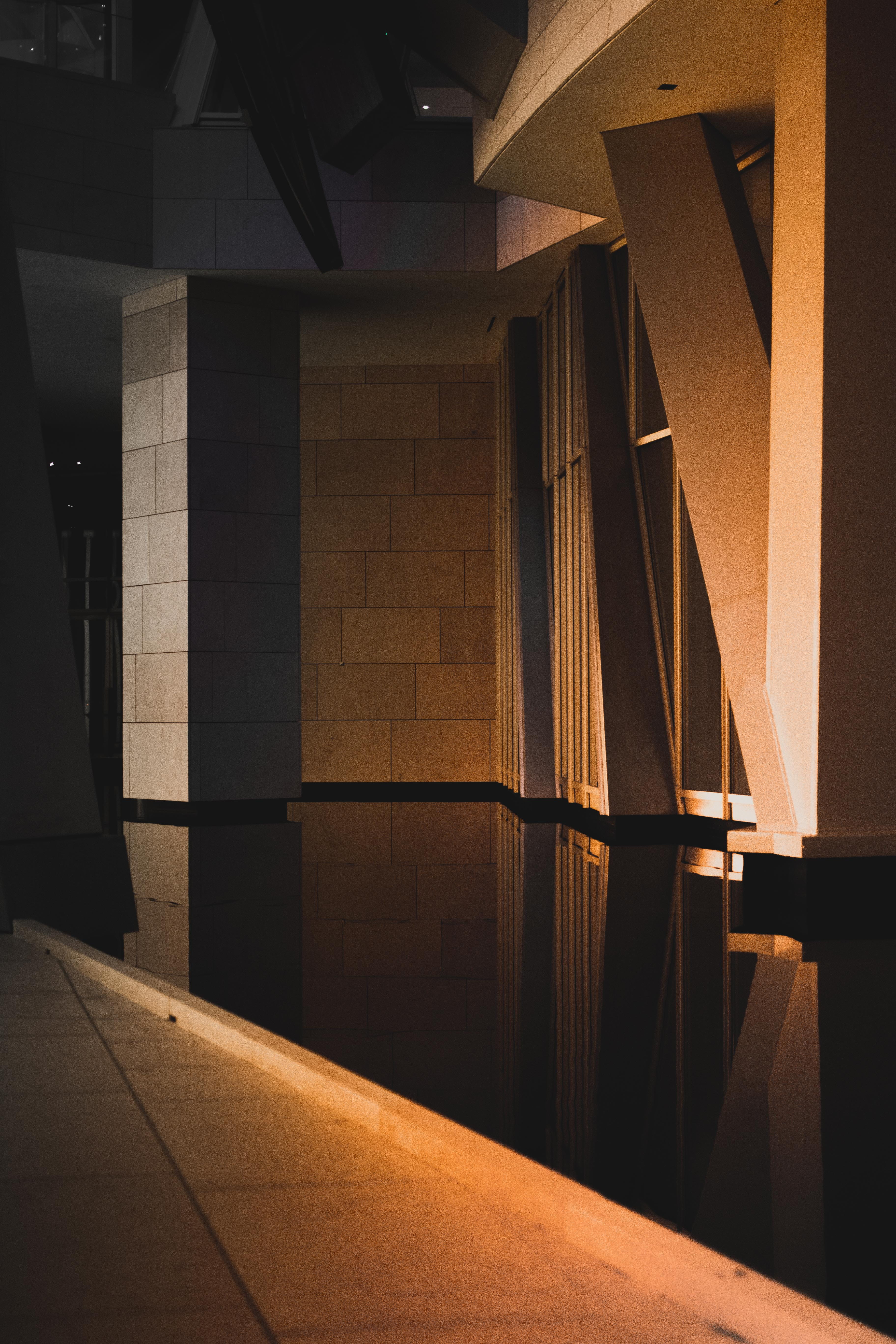 empty concrete building, architecture, indoors, built structure