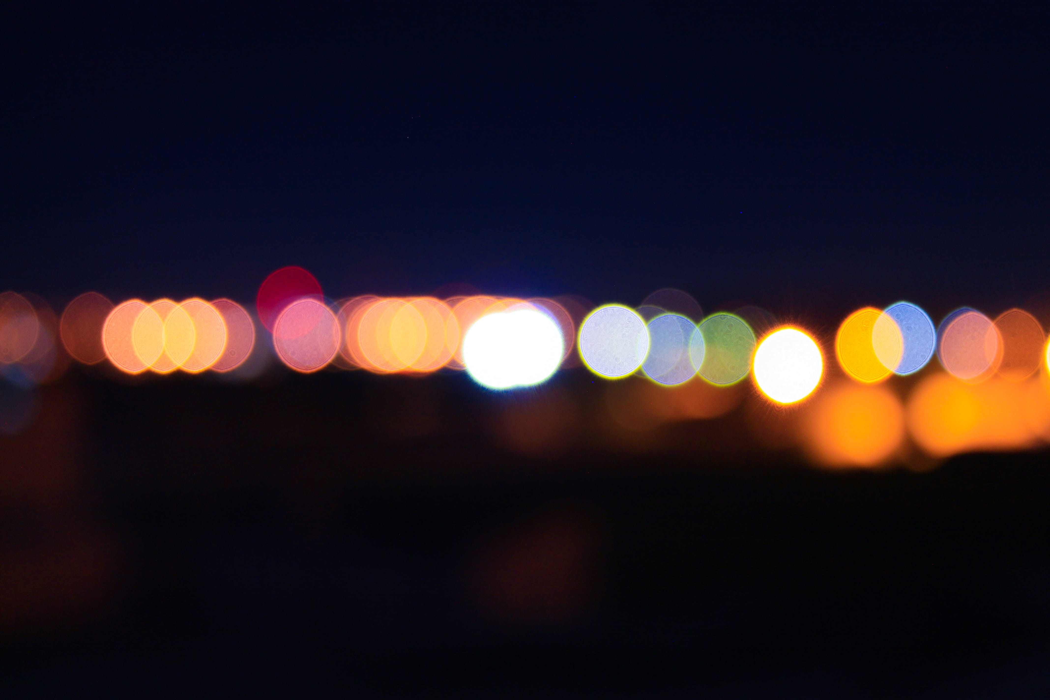 blurred, lights, blurry, effect, night, background, illuminated