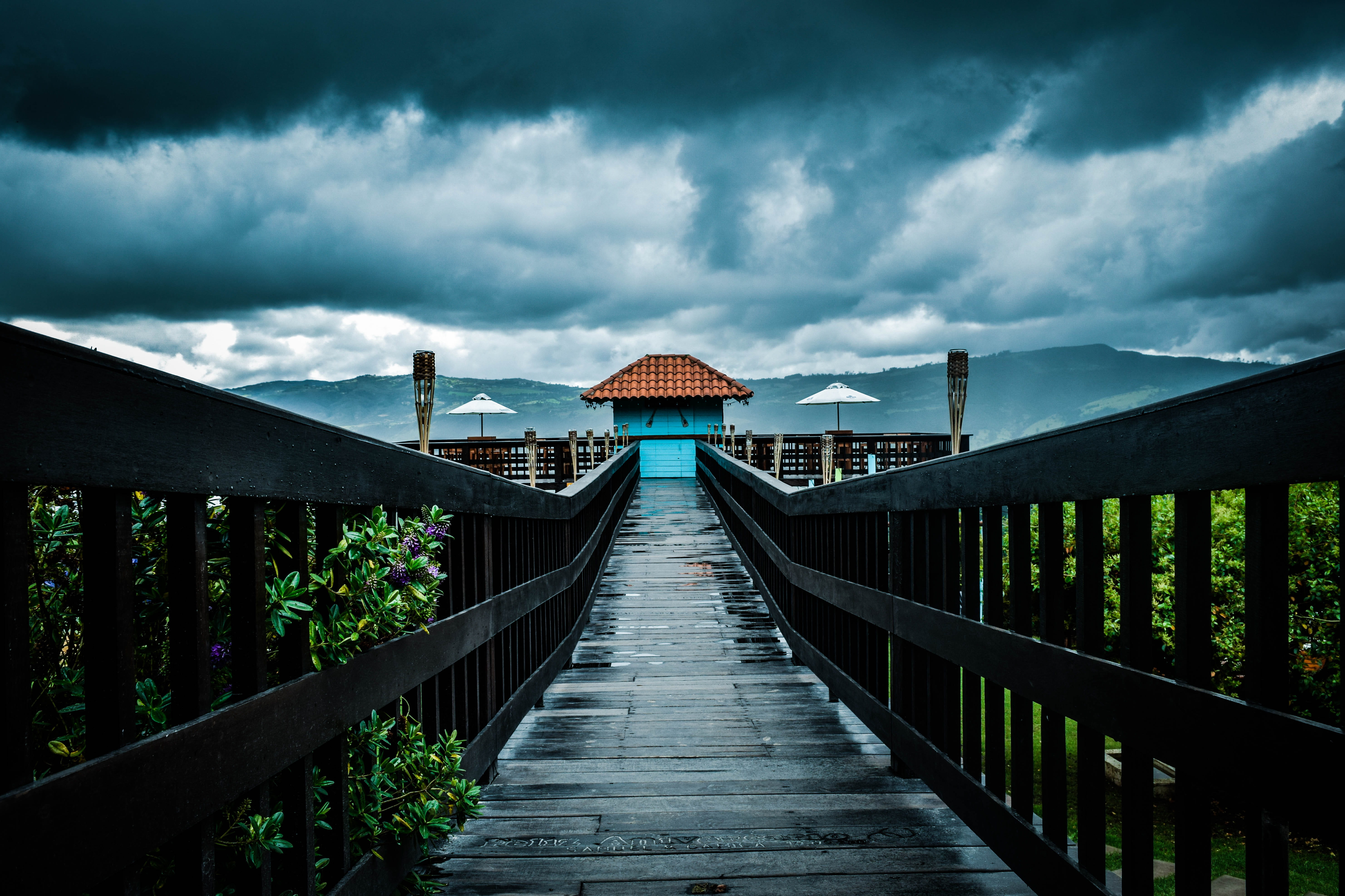 architecture, built structure, bridge, cloud - sky, connection