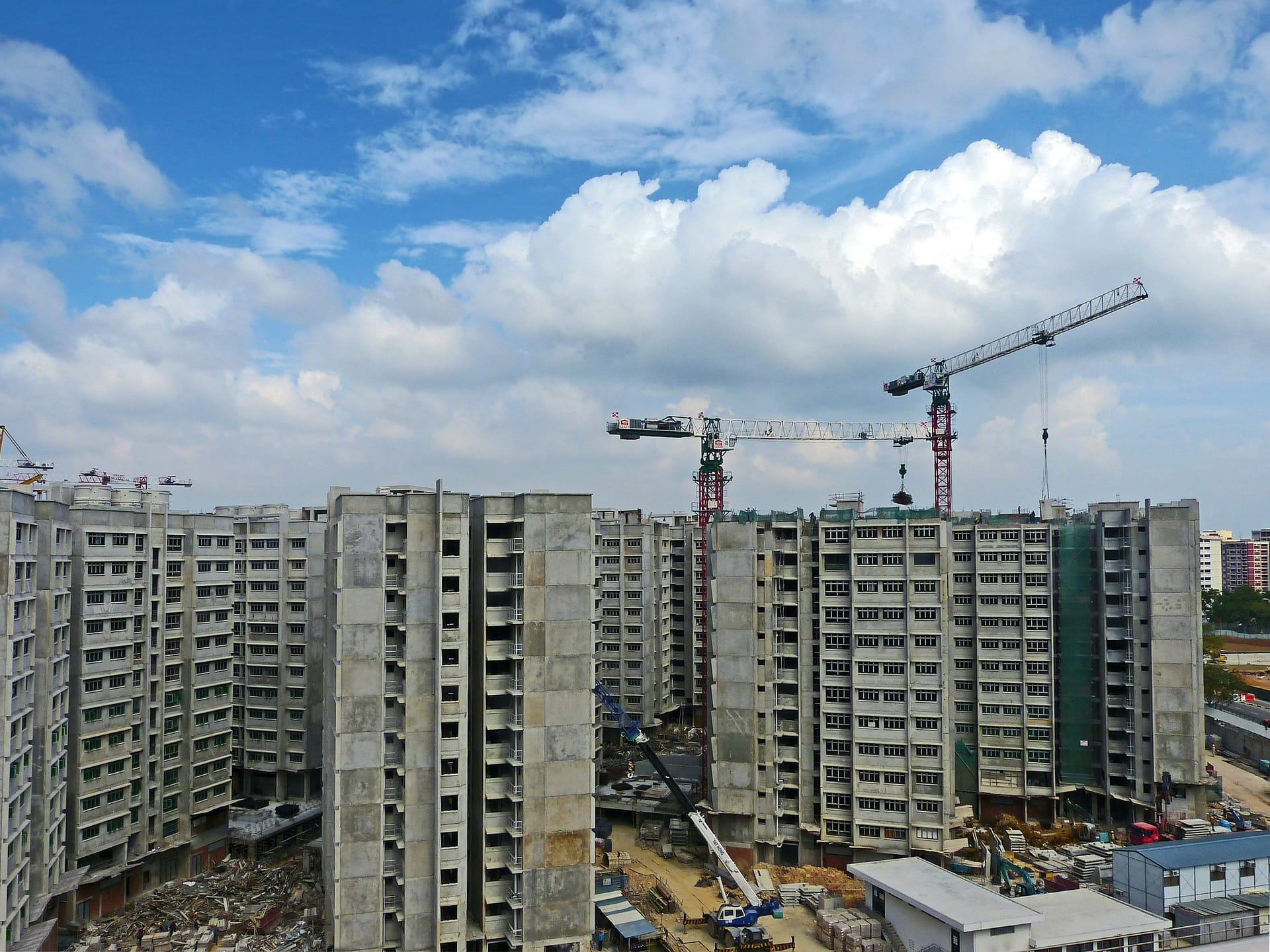 site, construction, architecture, building, building exterior