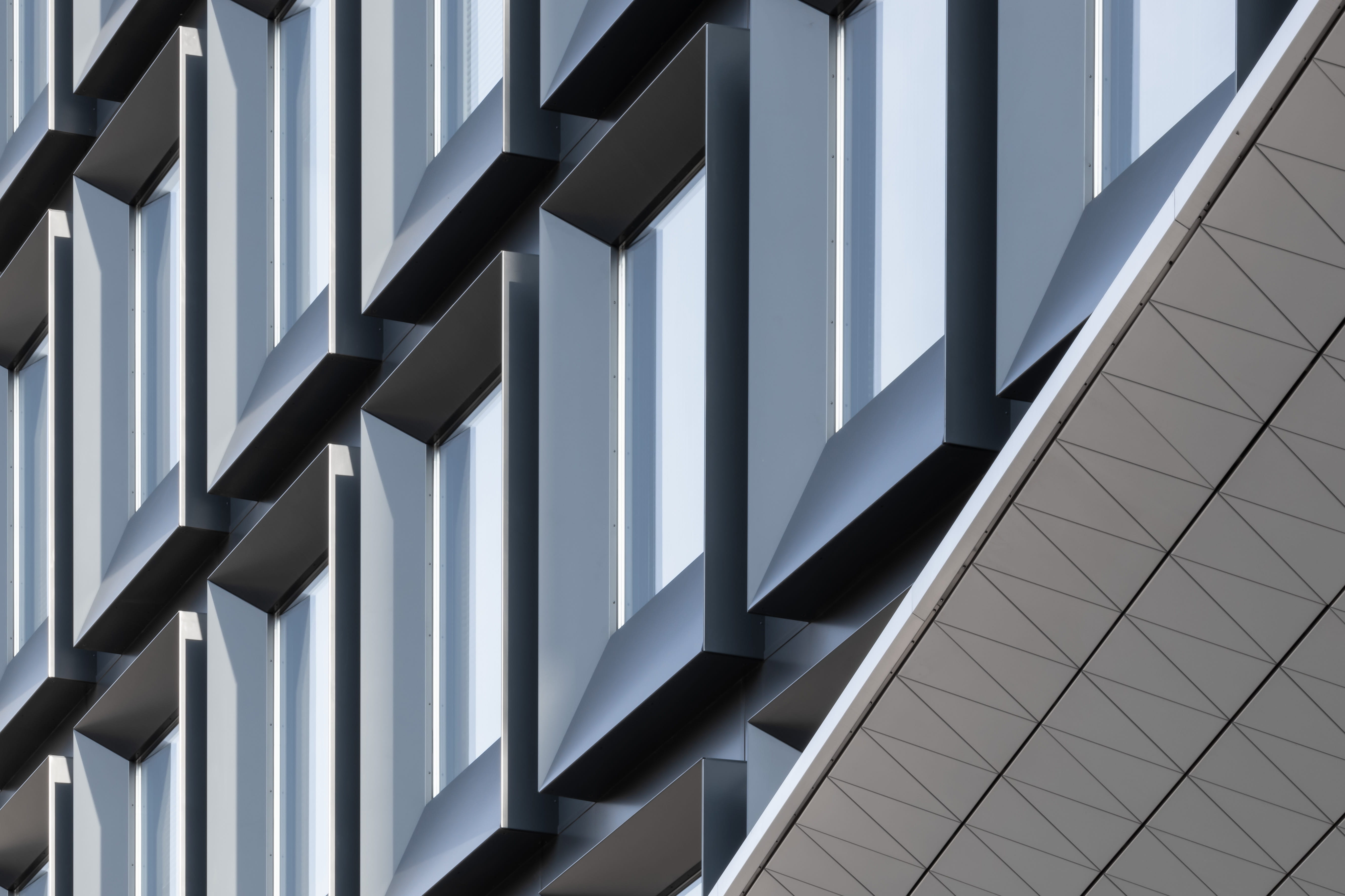 gray building, pattern, architecture, built structure, no people