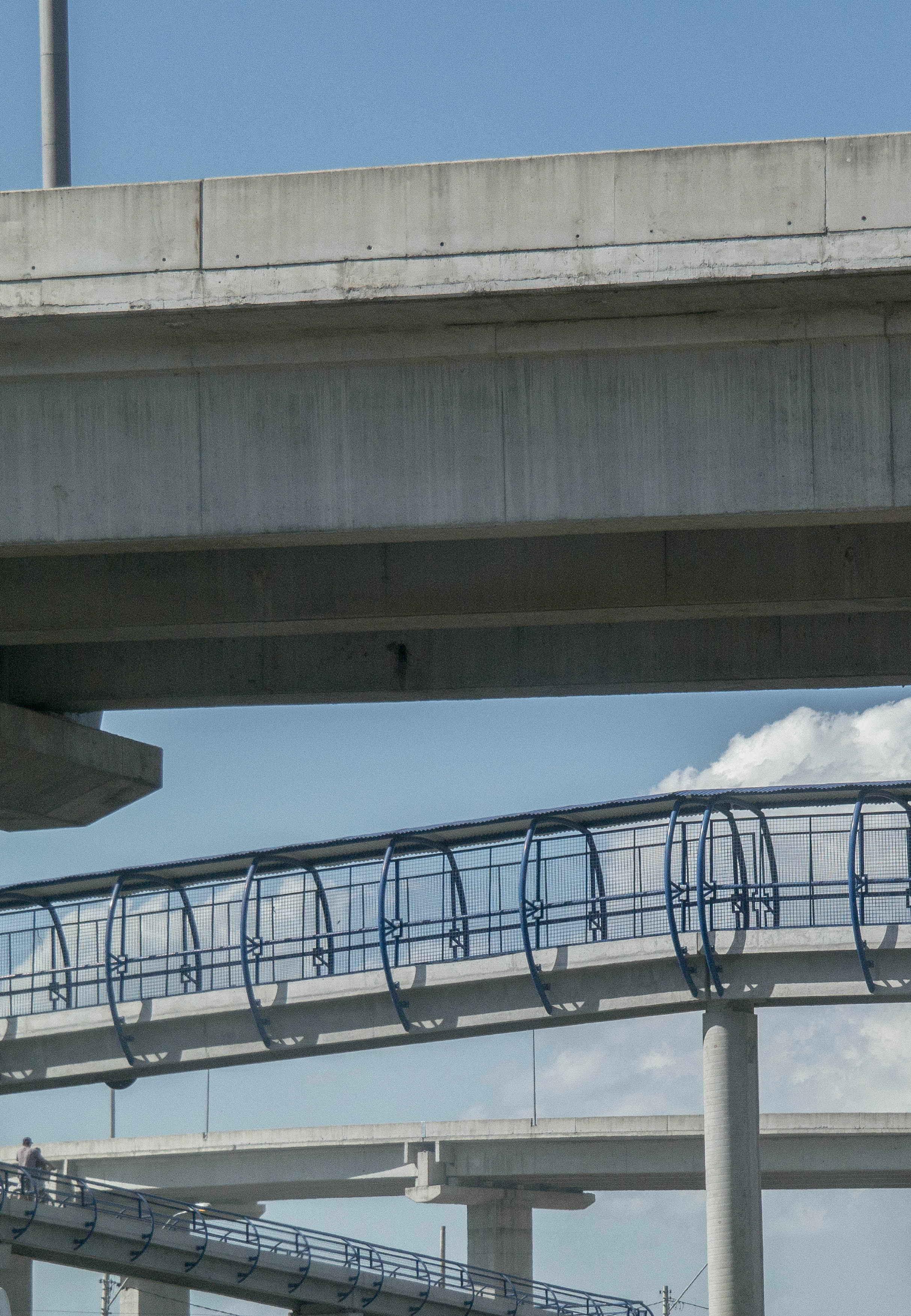 grey concrete bridge during daytime, architecture, built structure