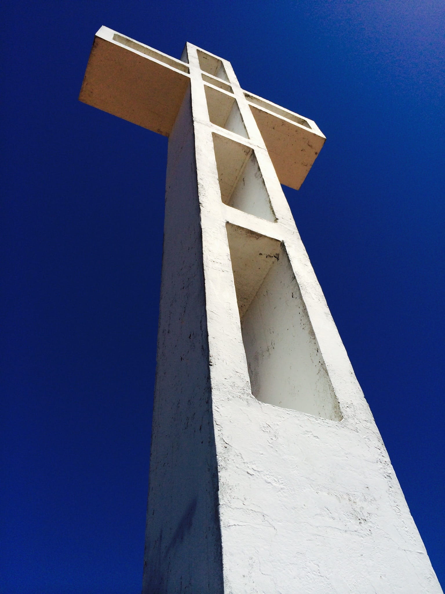 blue, architecture, low angle view, built structure, sky, clear sky