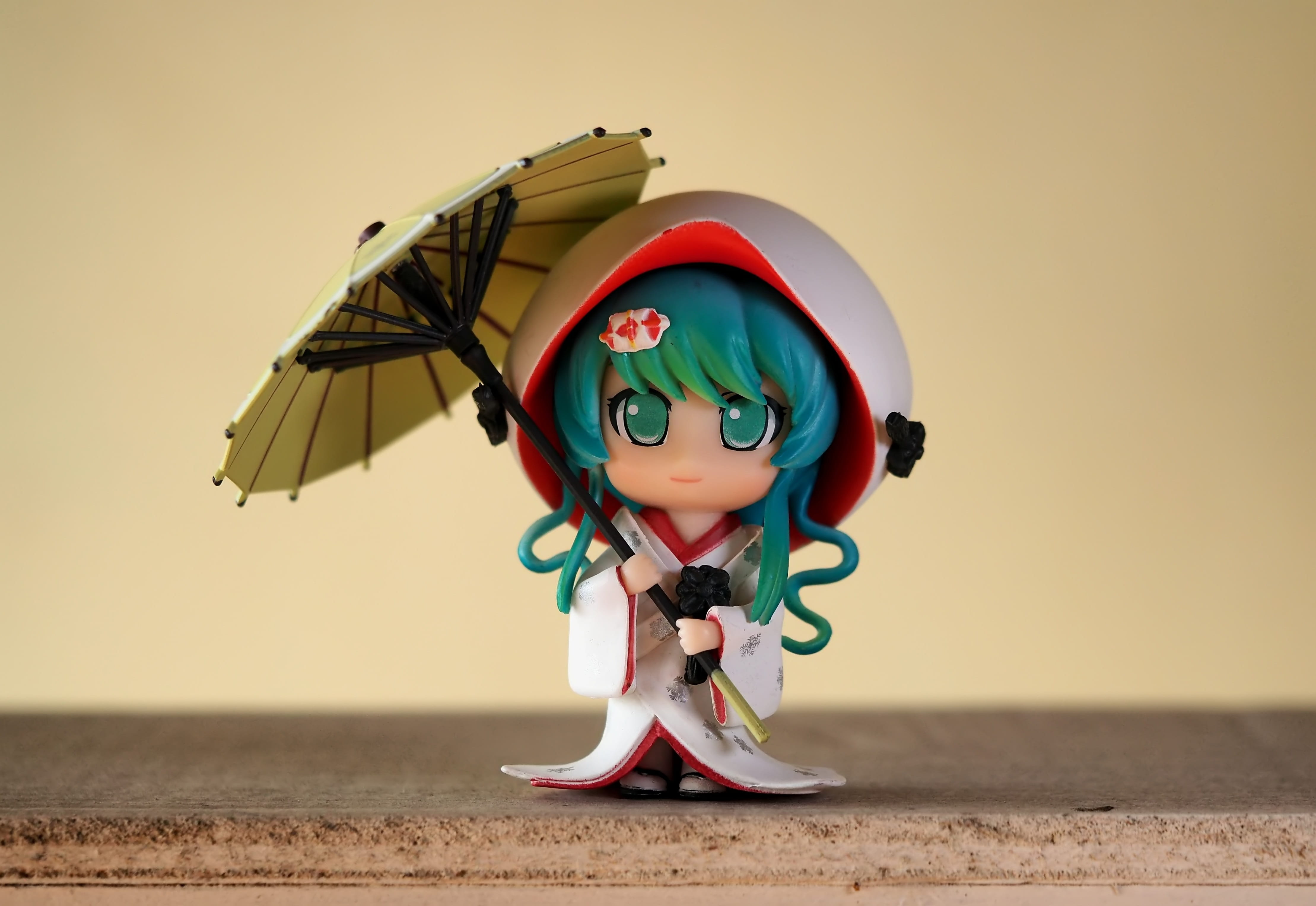 young, lady, girl, female, umbrella, toy, figurine, japanese