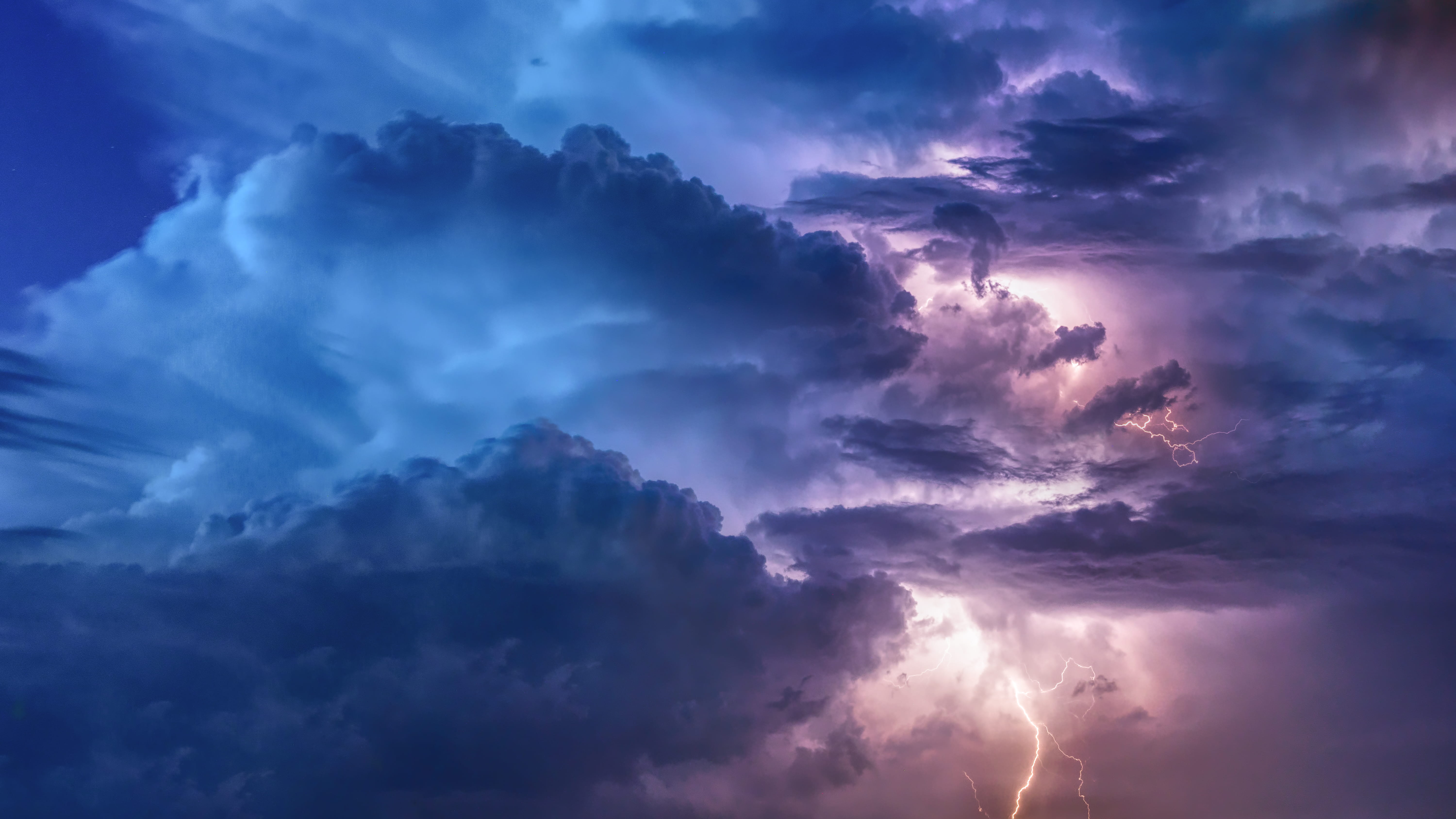 Free download | HD wallpaper: clouds with thunder digital wallpaper ...