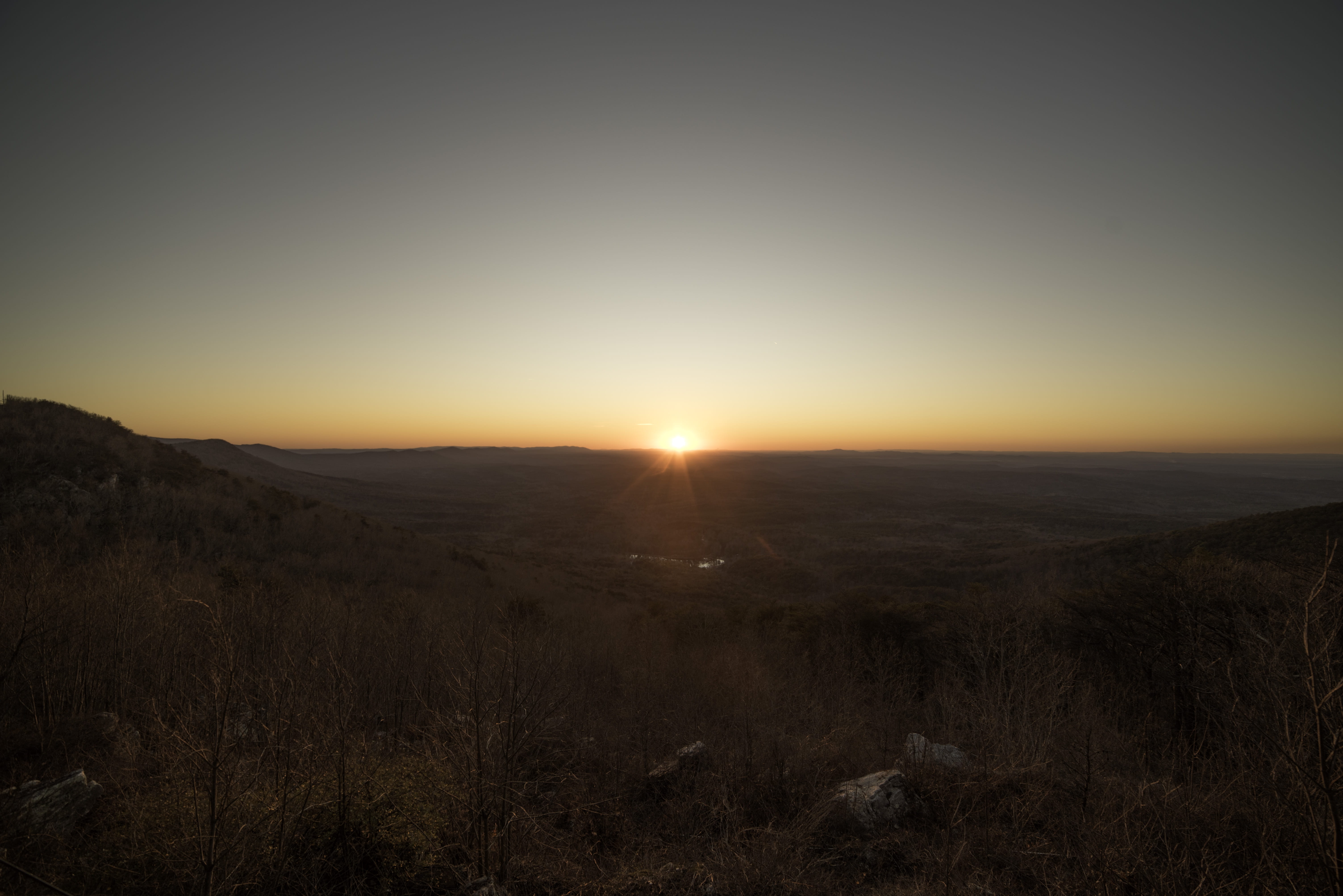 united states, delta, cheaha state park, scenic, overlook, sunset