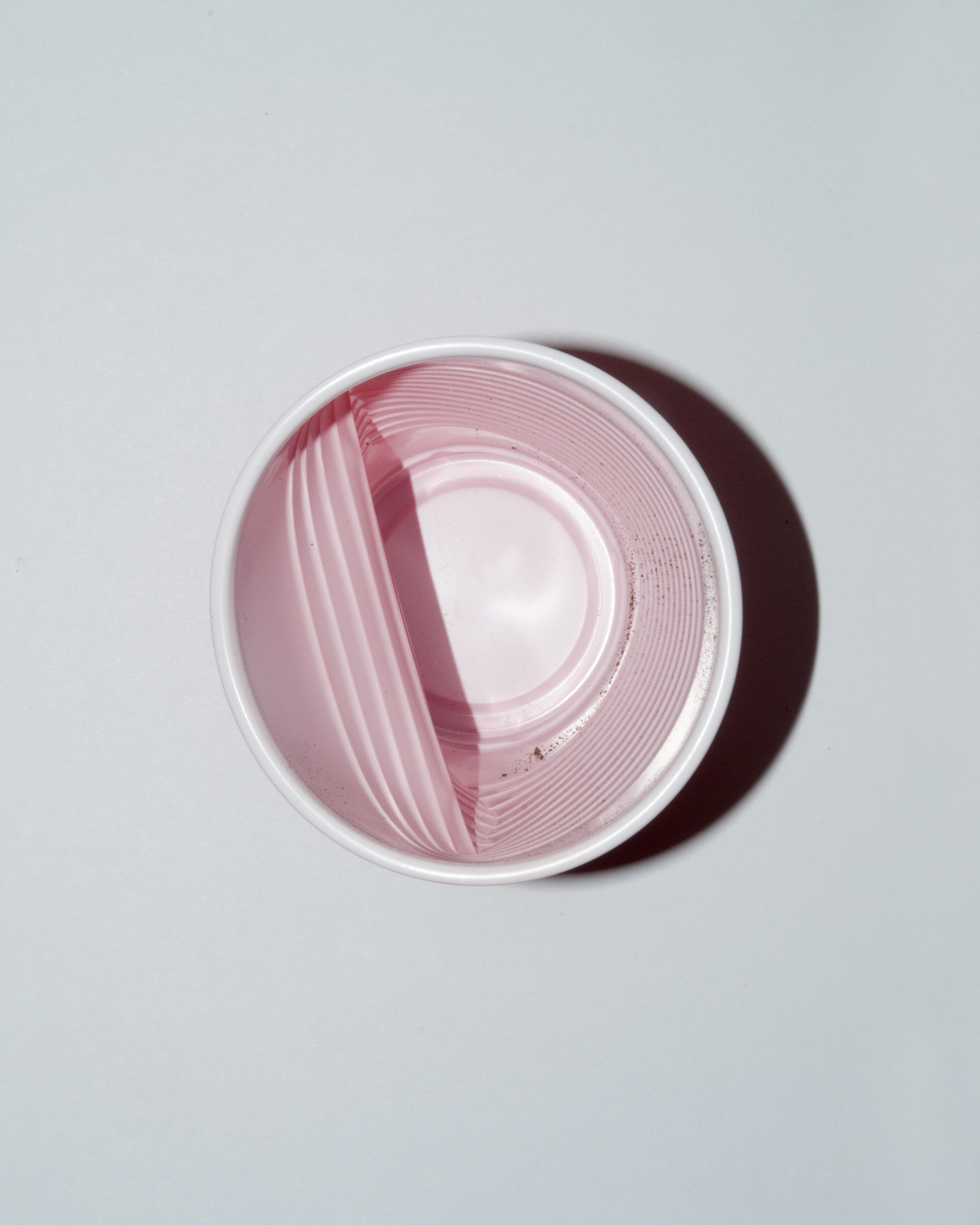 studio shot, white background, indoors, single object, circle