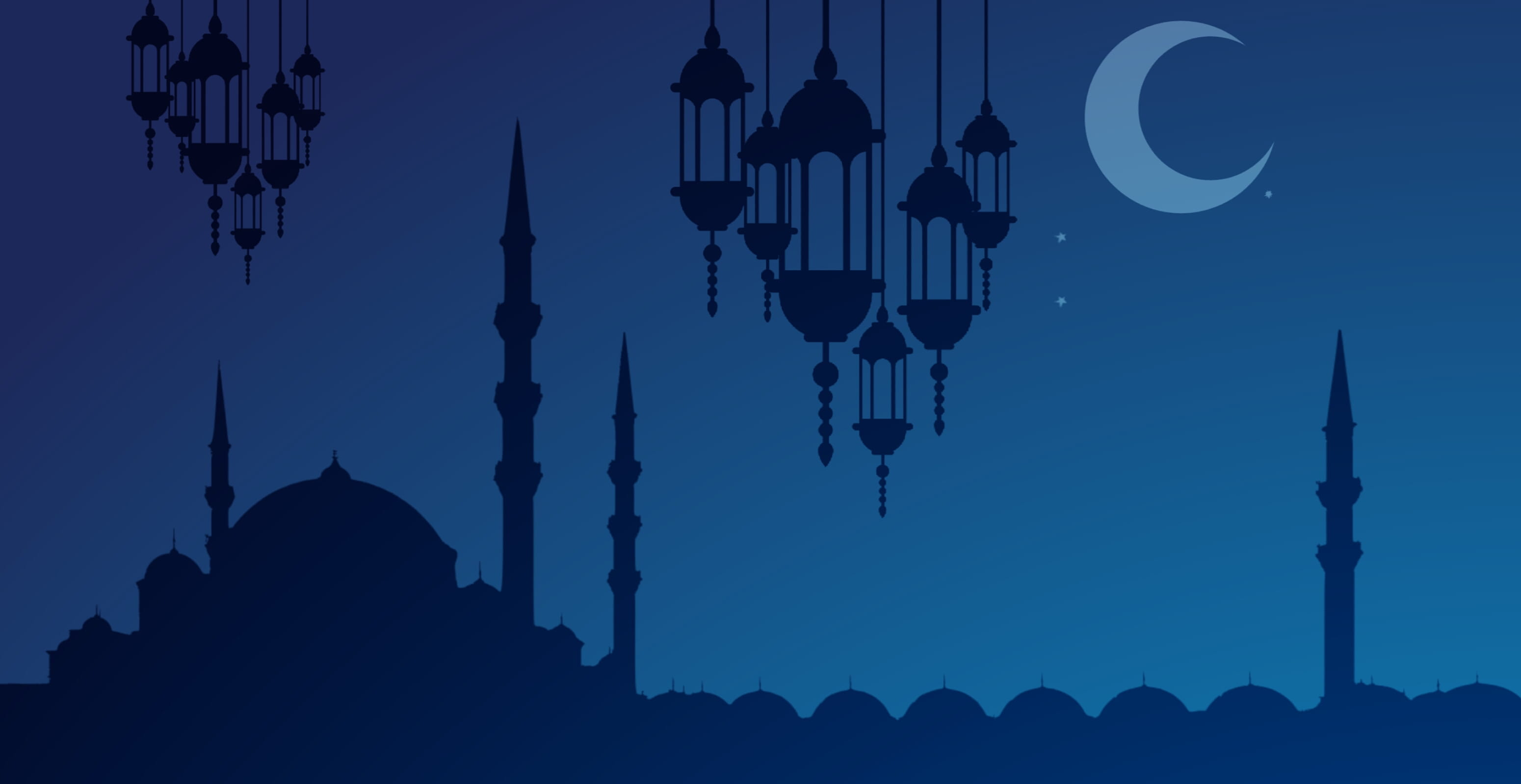 illustration, background, ramadan, fanoos, masjid, night, islamic