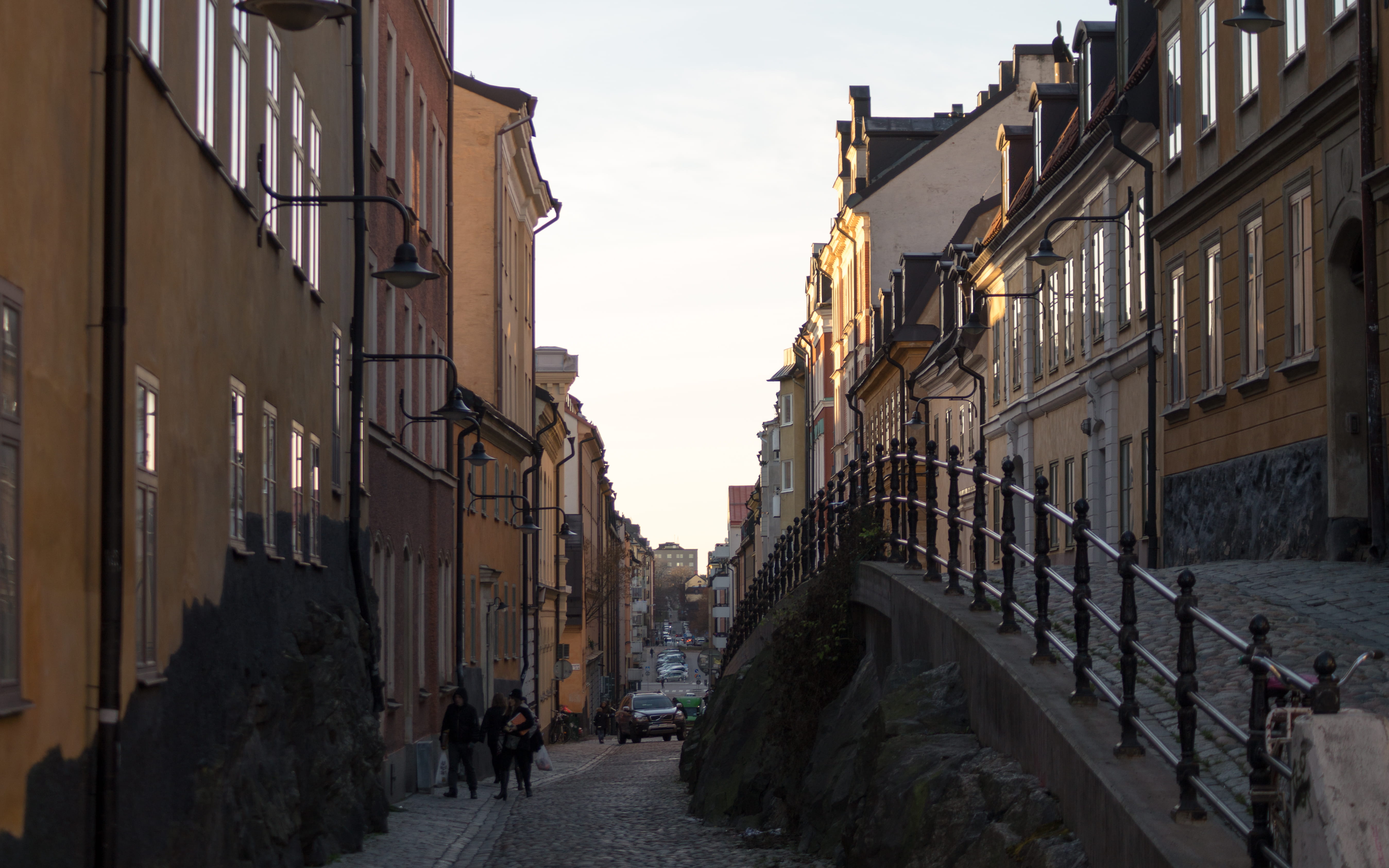 sweden, stockholm, city, street, sverige, buildings, building exterior