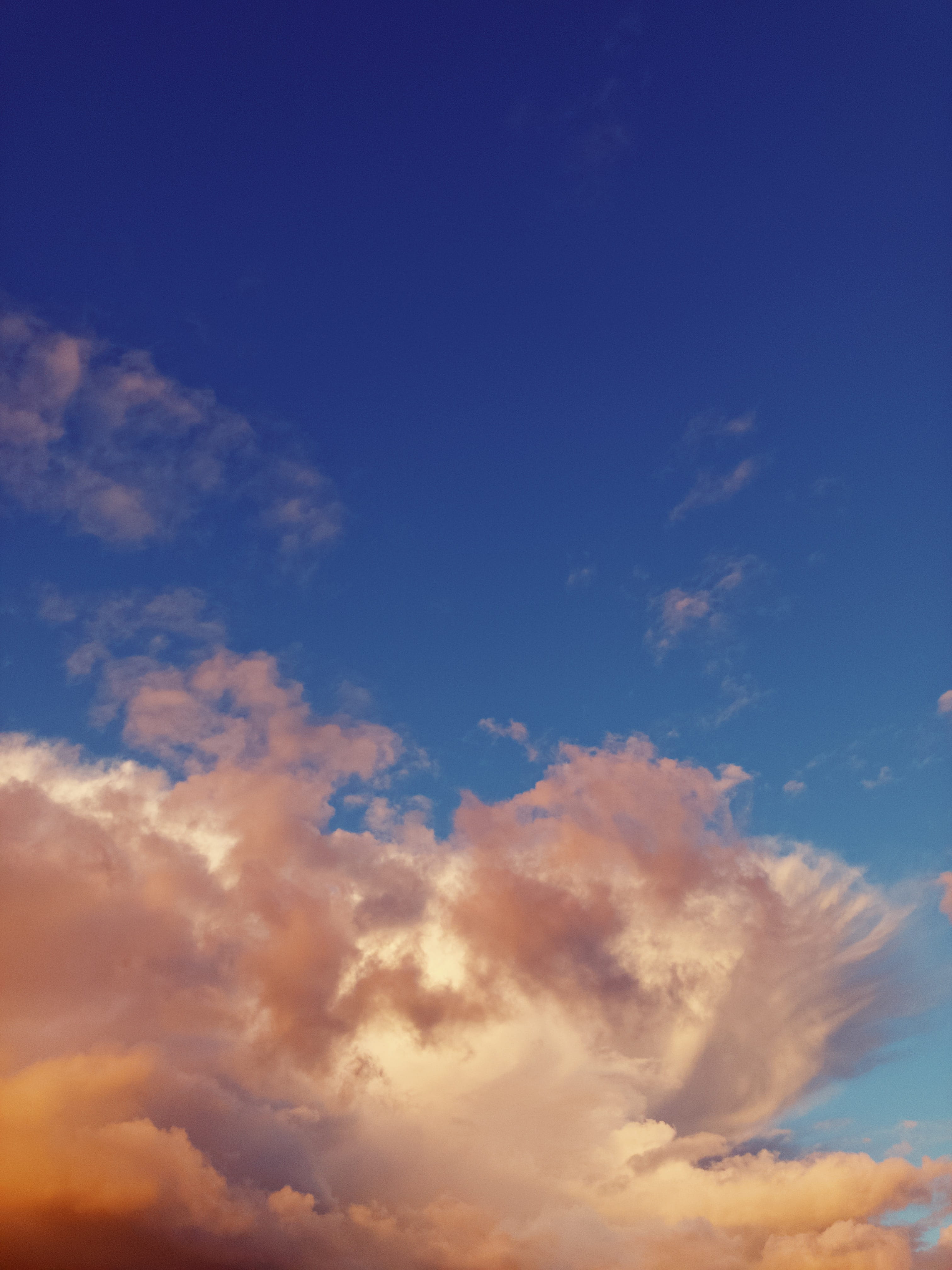 clouds, sky, sunset, wallpaper, iphone backgrounds, android