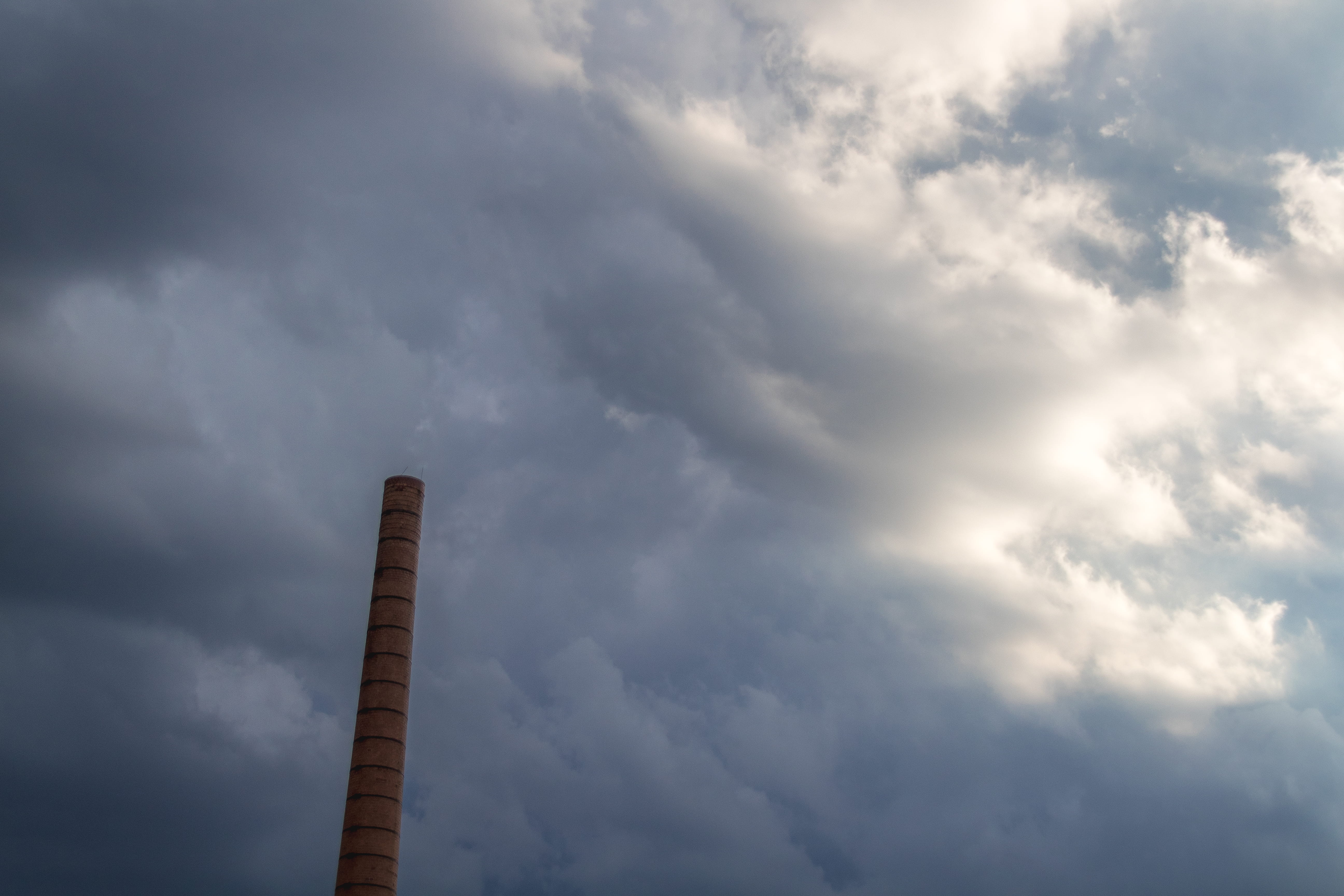 sky, clouds, storm, stormy, tower, cloud - sky, low angle view