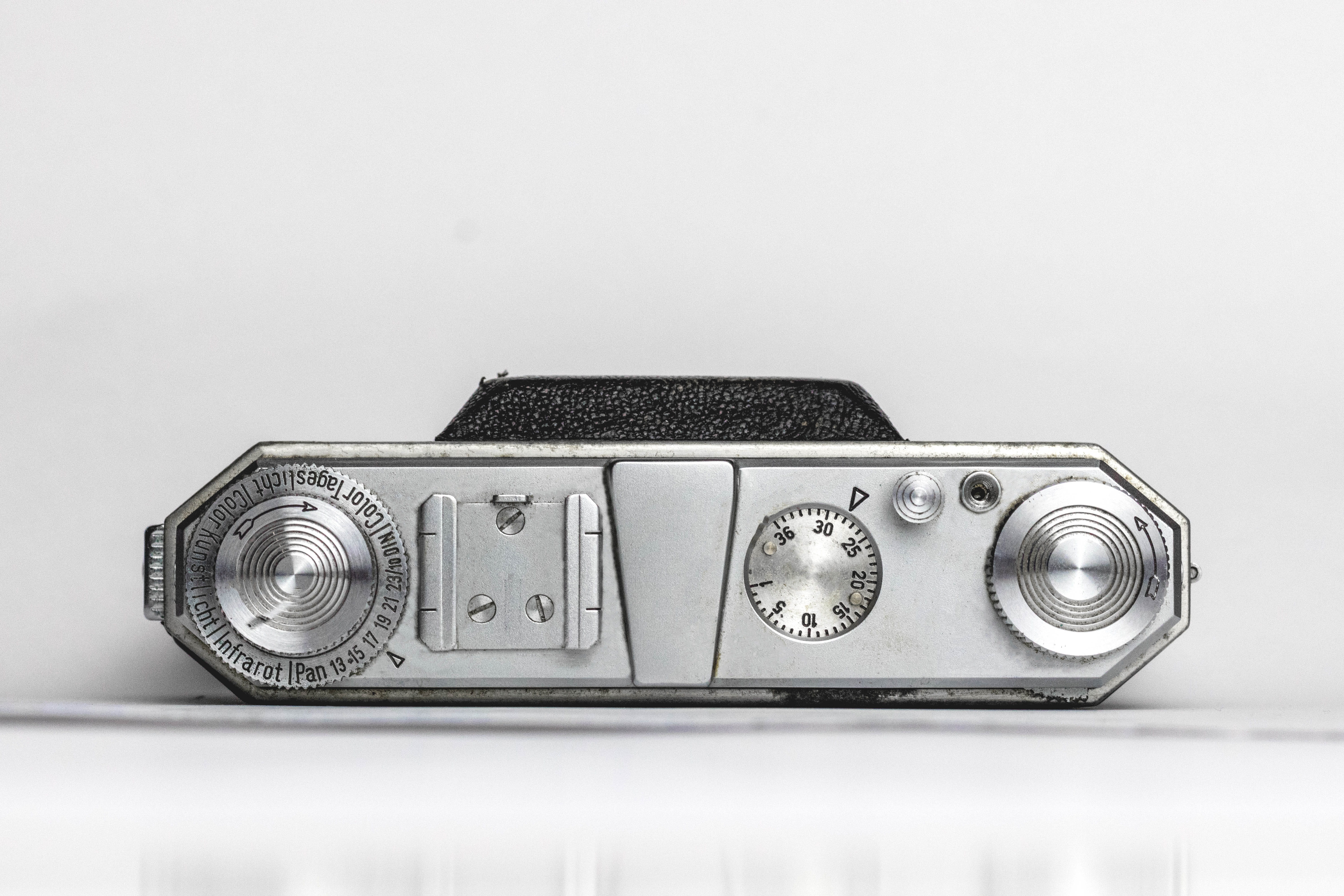 silver wireless device, retro styled, single object, technology