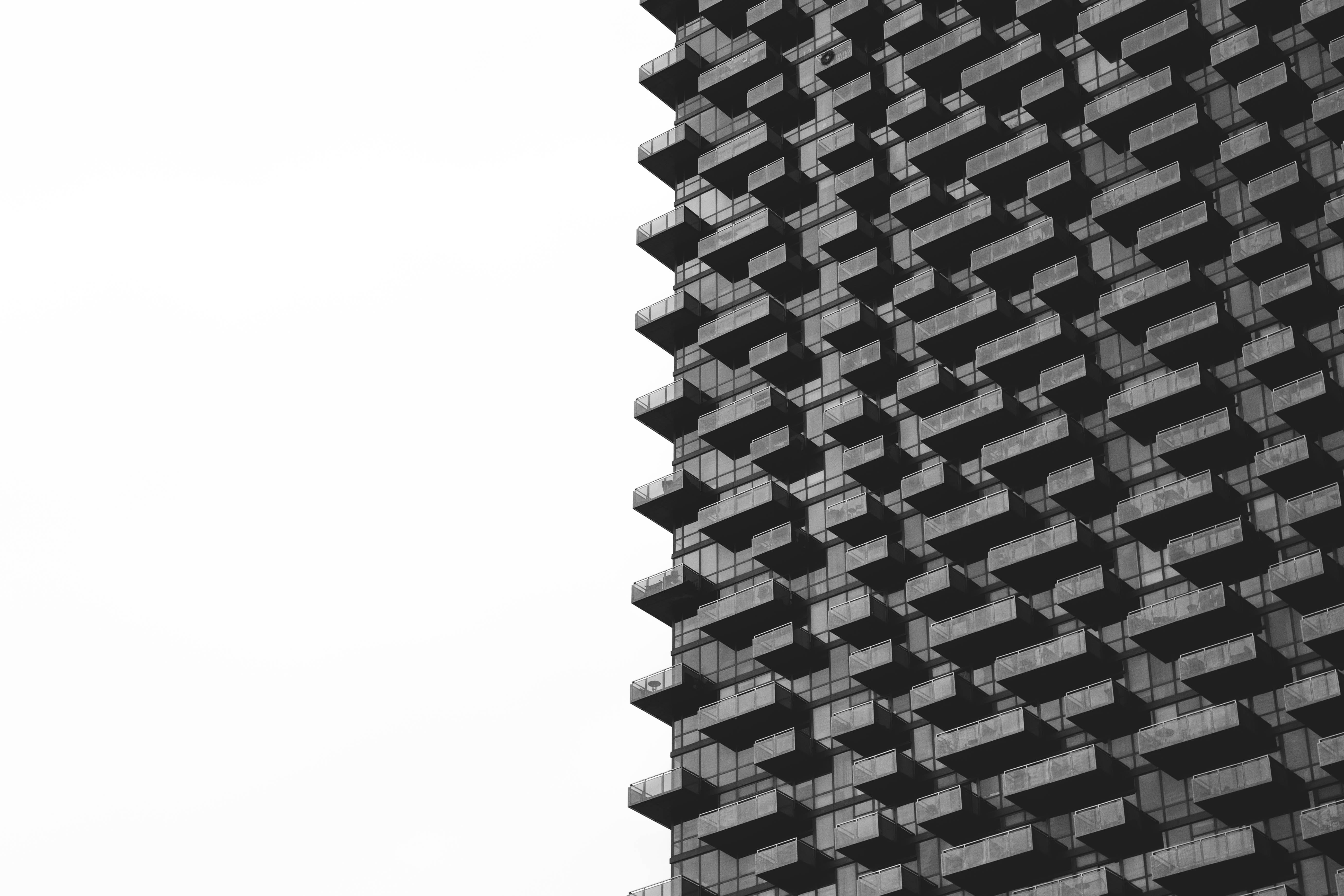 high-rise building, architecture, built structure, low angle view