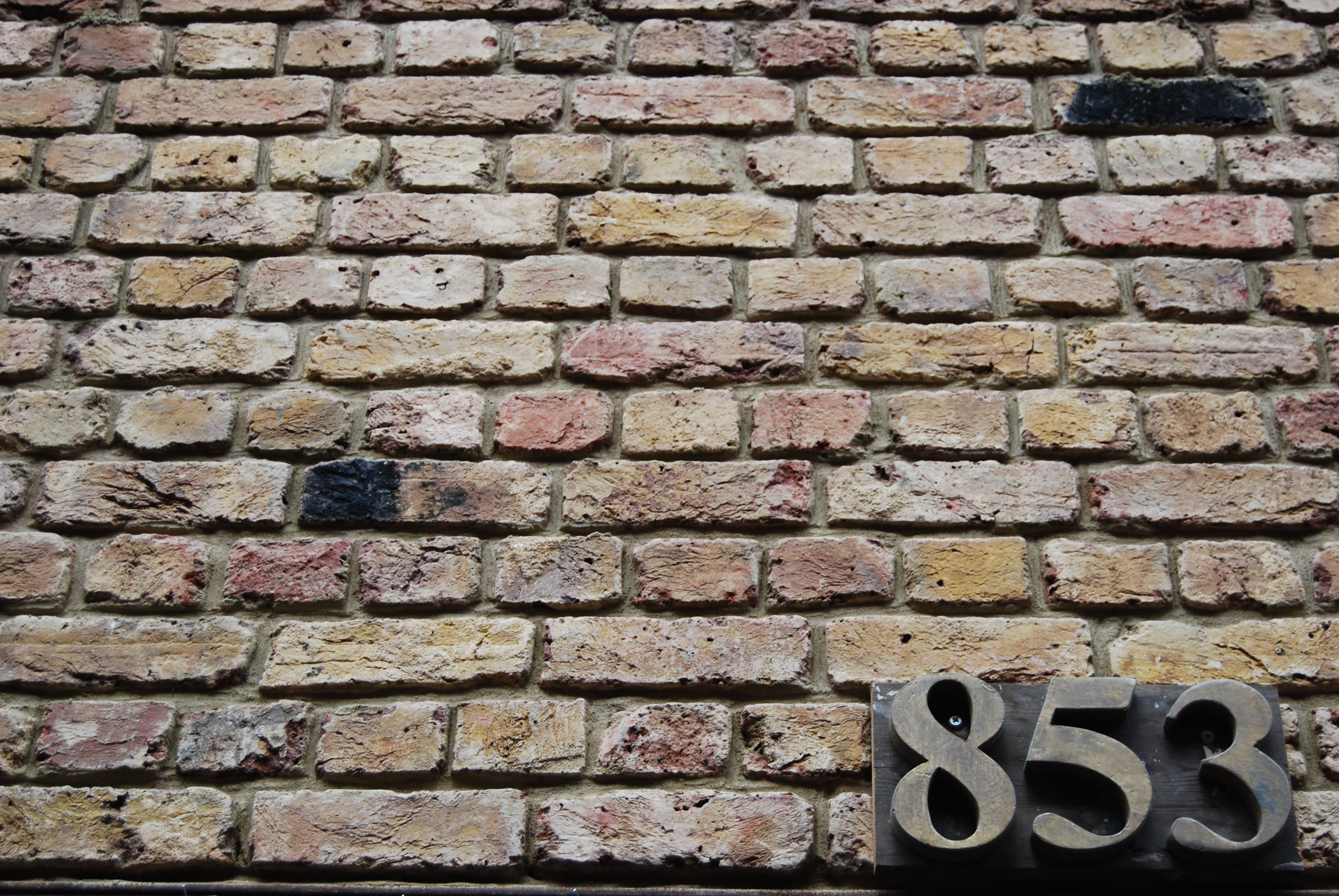 wall, brick, pattern, built structure, brick wall, no people
