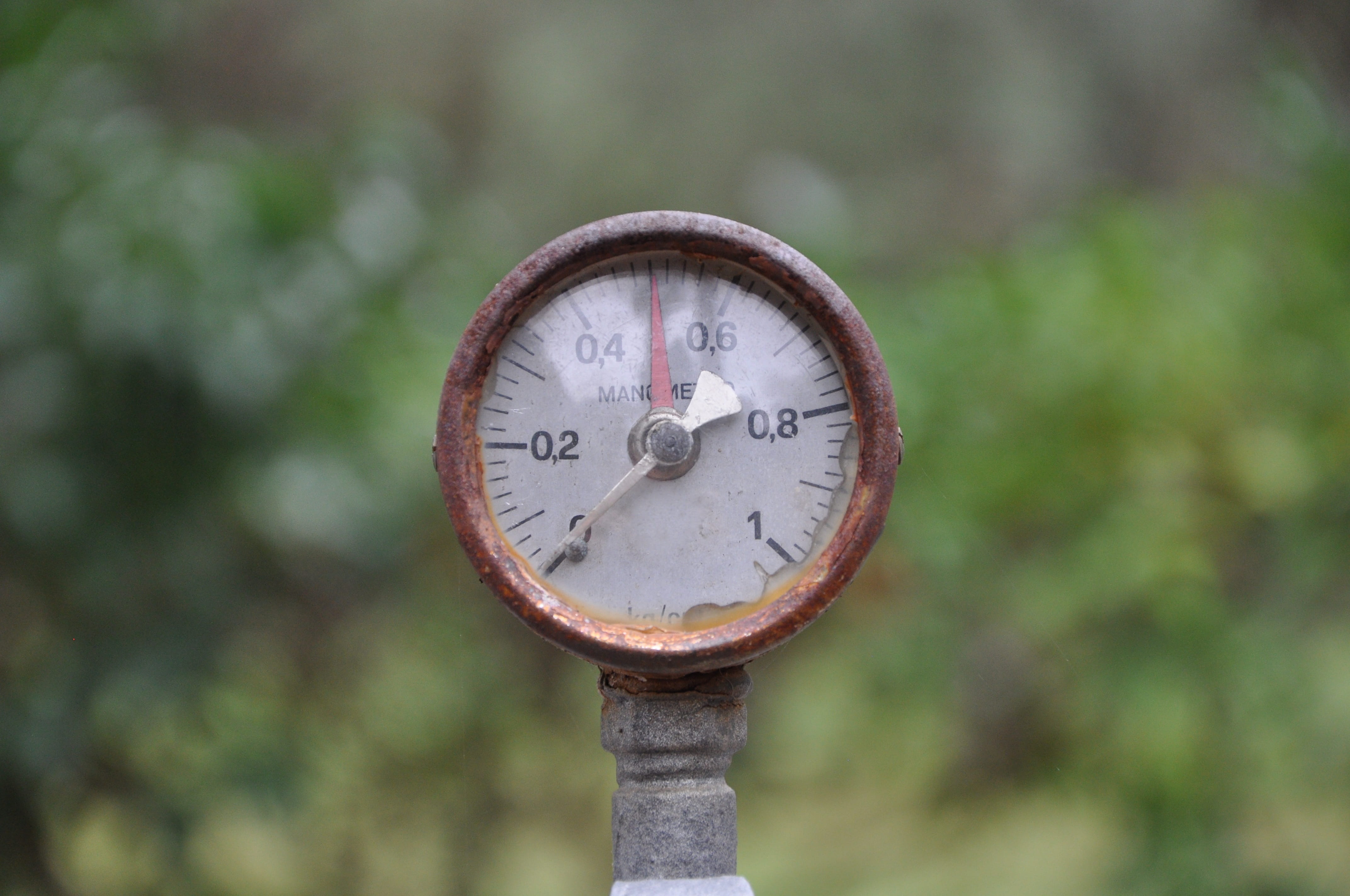 gauge, ad, technology, rust, instruments, rusty, focus on foreground