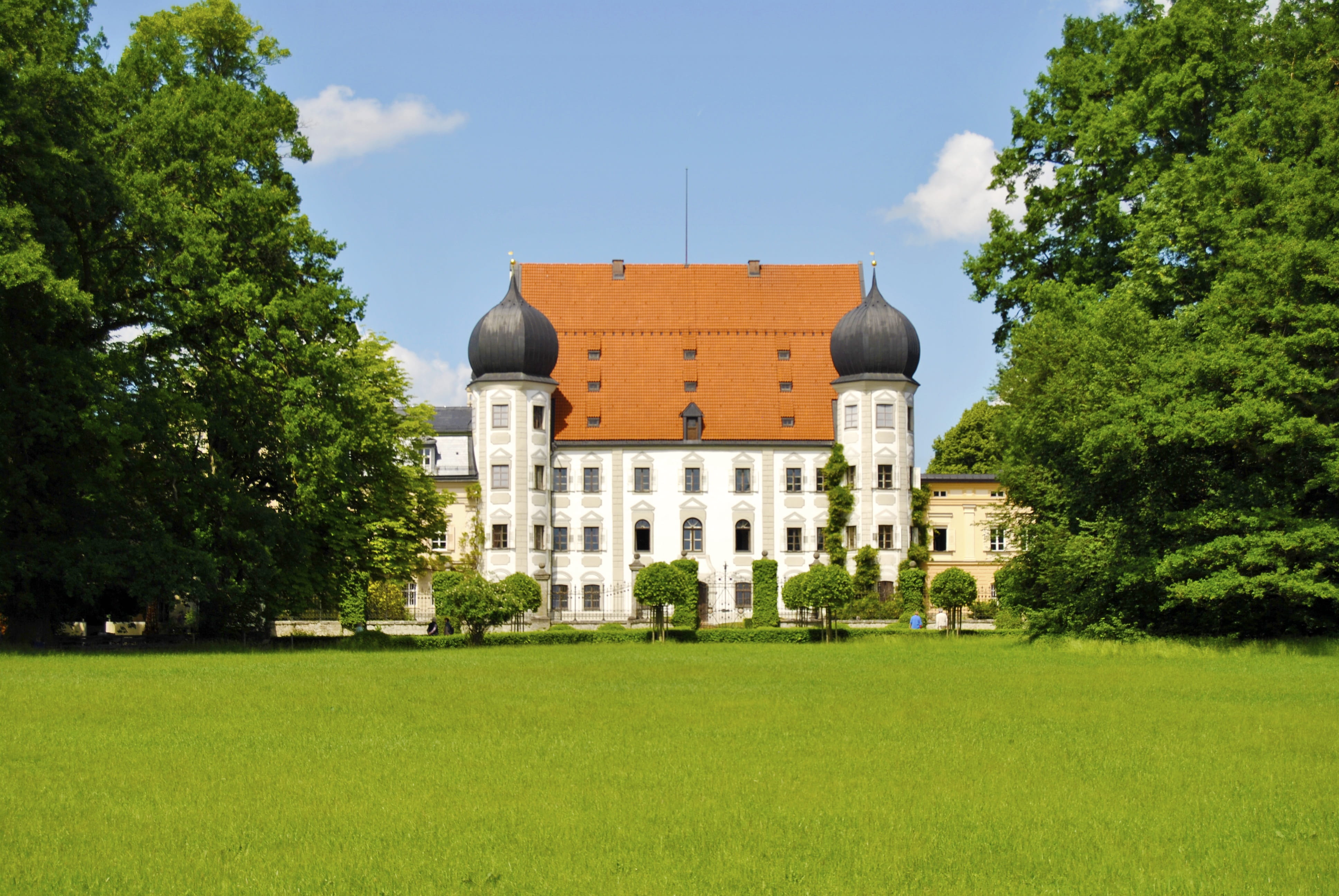 maxlrain, castle, ortenberg, padlock, security, park, castle pond