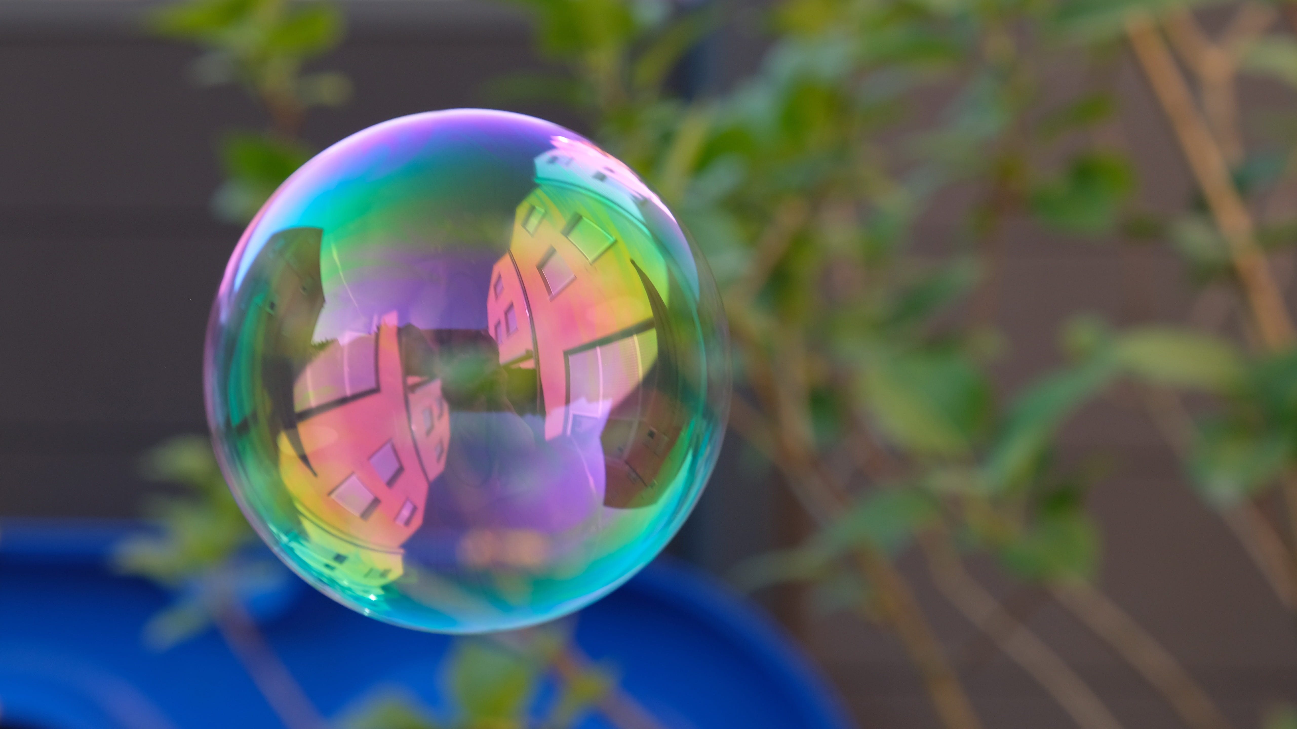 soap bubble, mirroring, soap bubbles, float, summer, reflexes